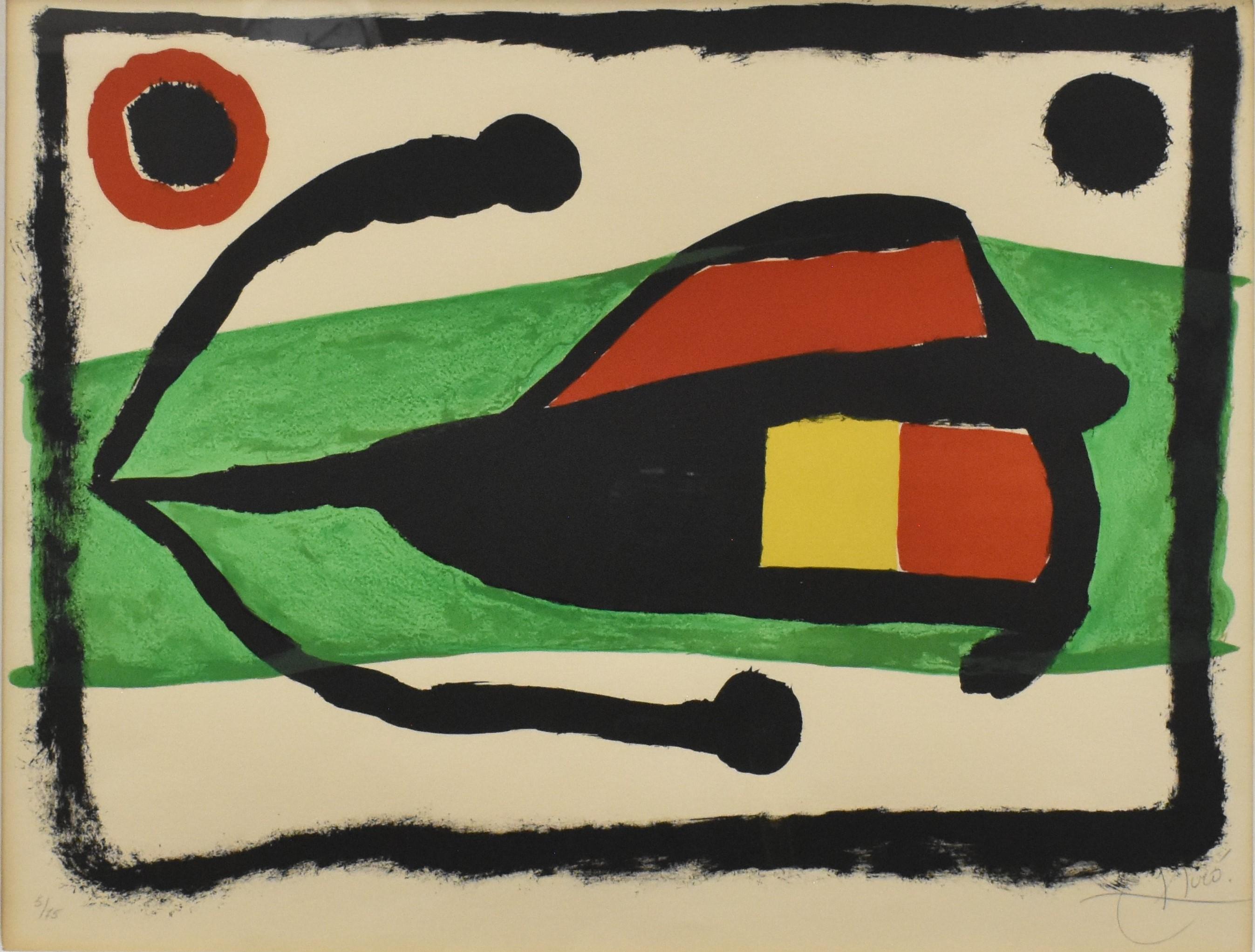 Joan Miro, Altamira, Lithograph in colors, 1958  - Print by Joan Miró