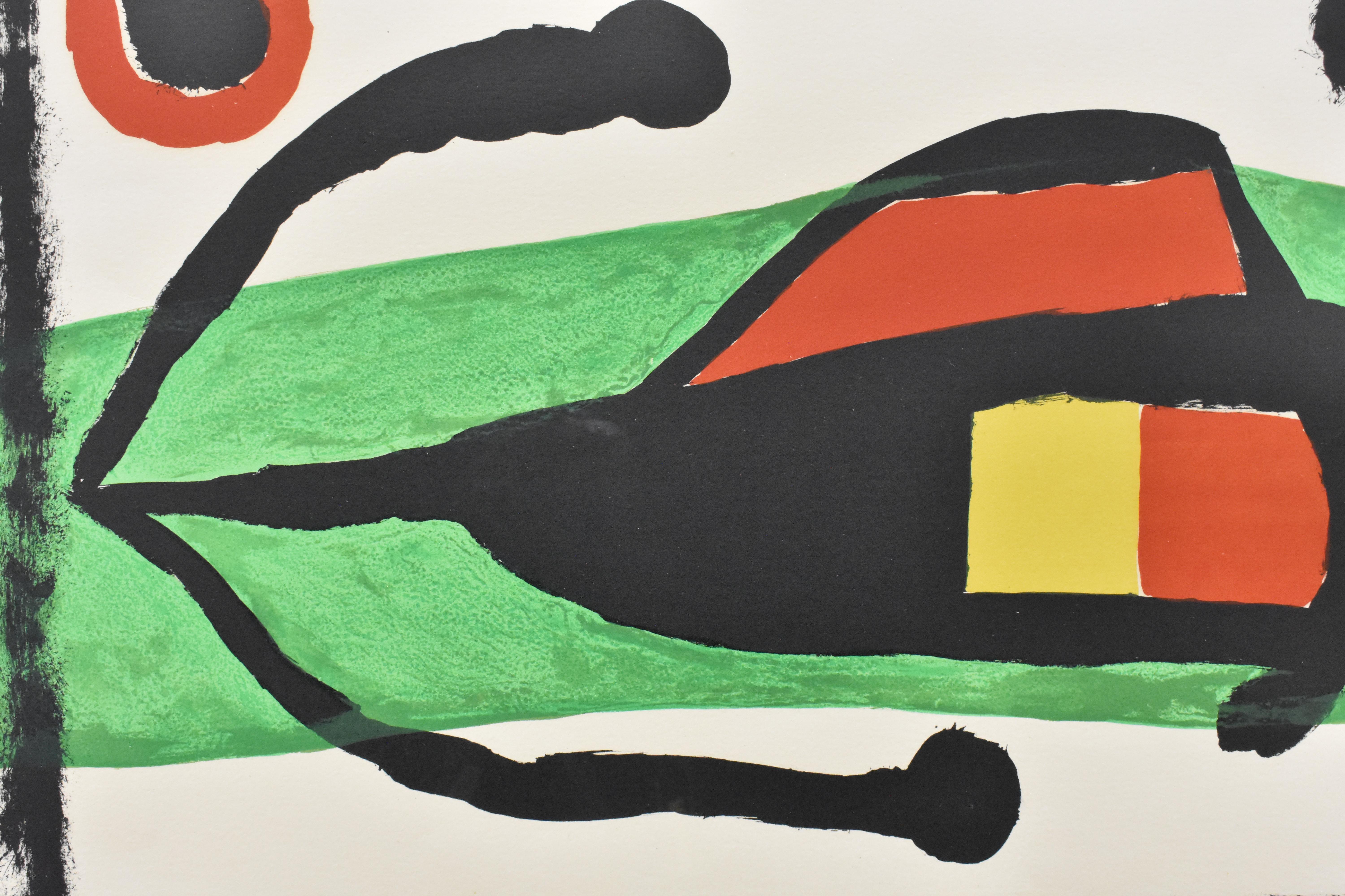 Joan Miro, Altamira, Lithograph in colors, 1958  For Sale 1