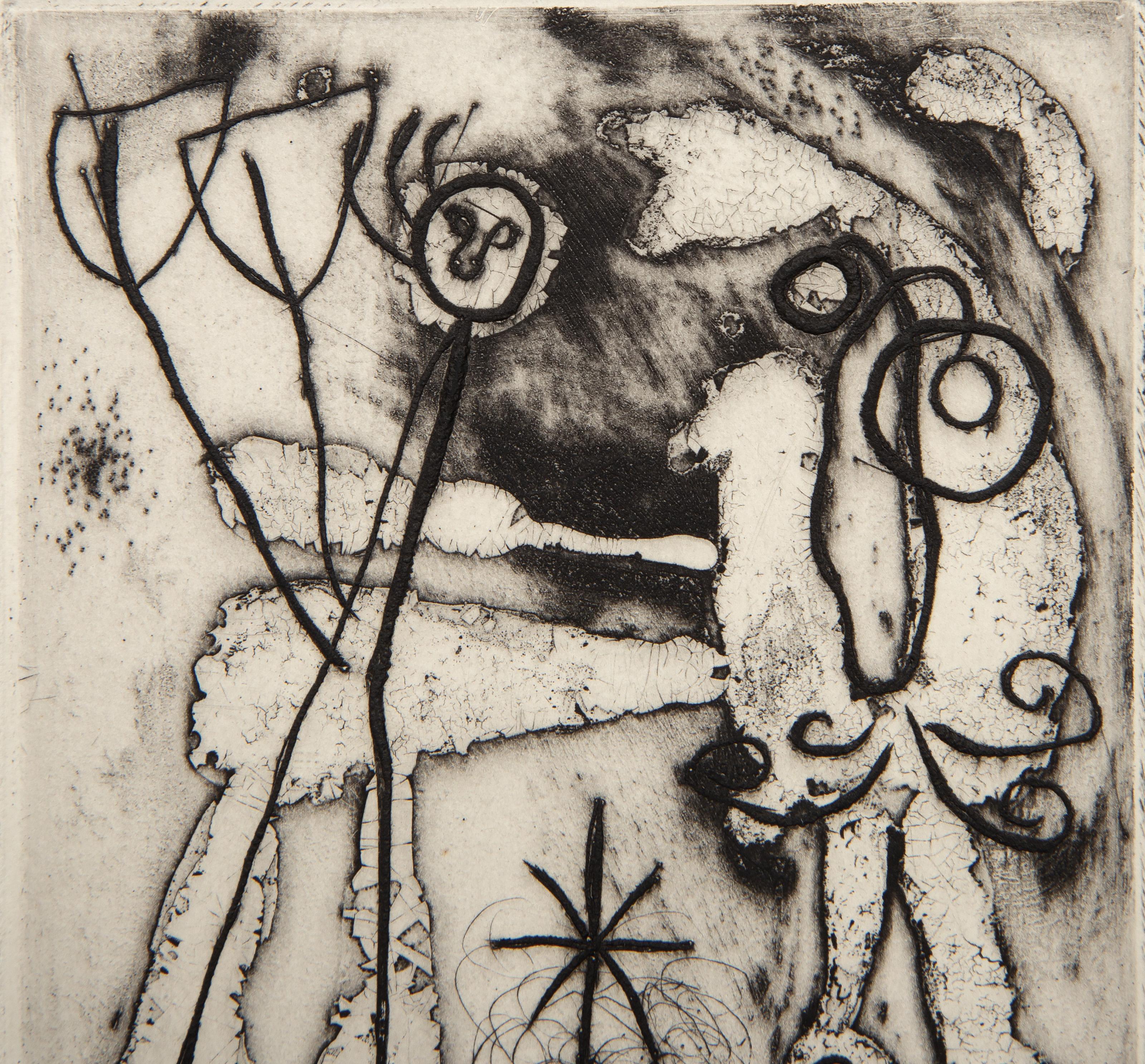 Anti Platon (D 312), Etching by Joan Miro - Modern Print by Joan Miró