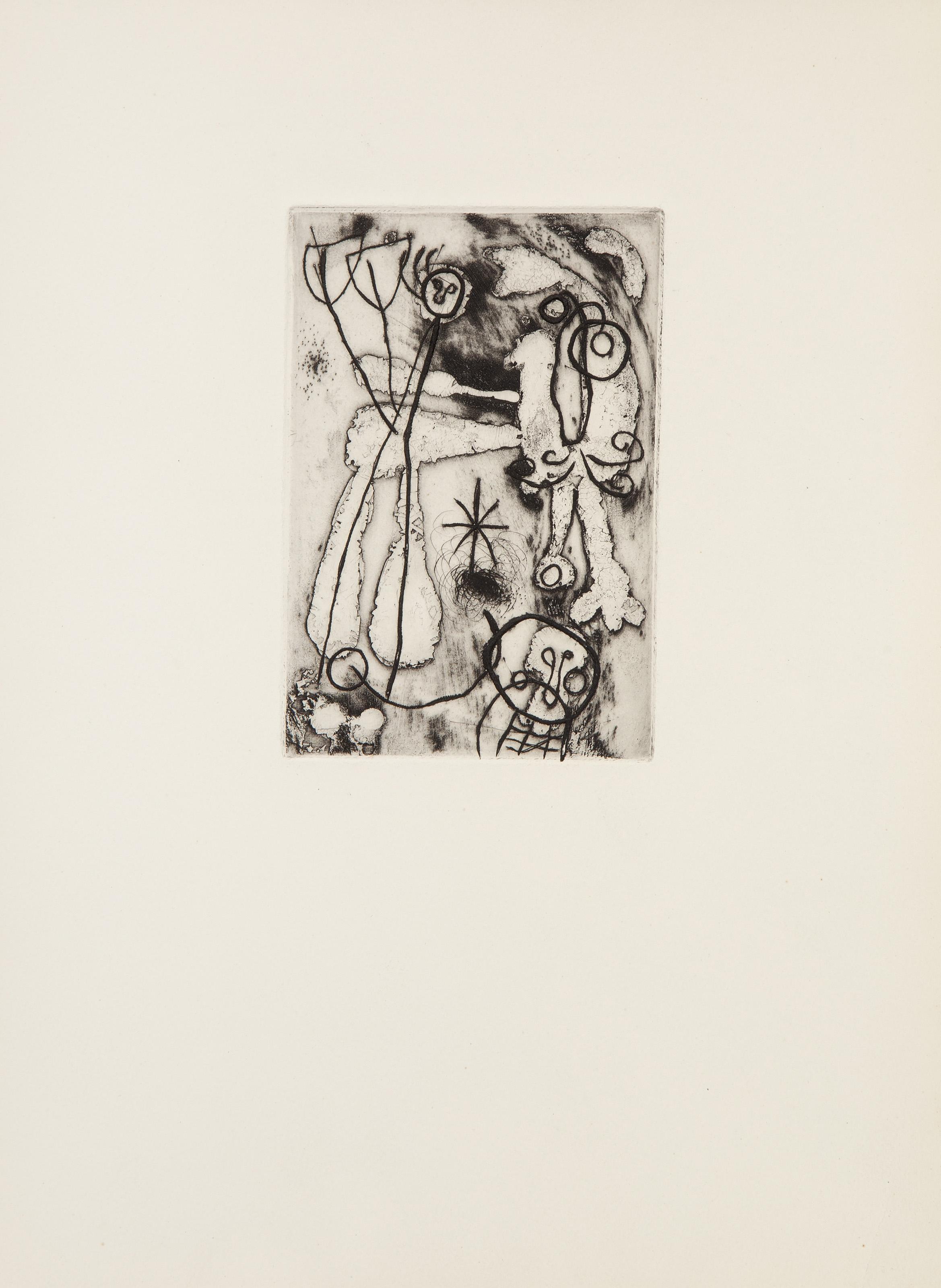 Anti Platon (D 312), Etching by Joan Miro For Sale 1