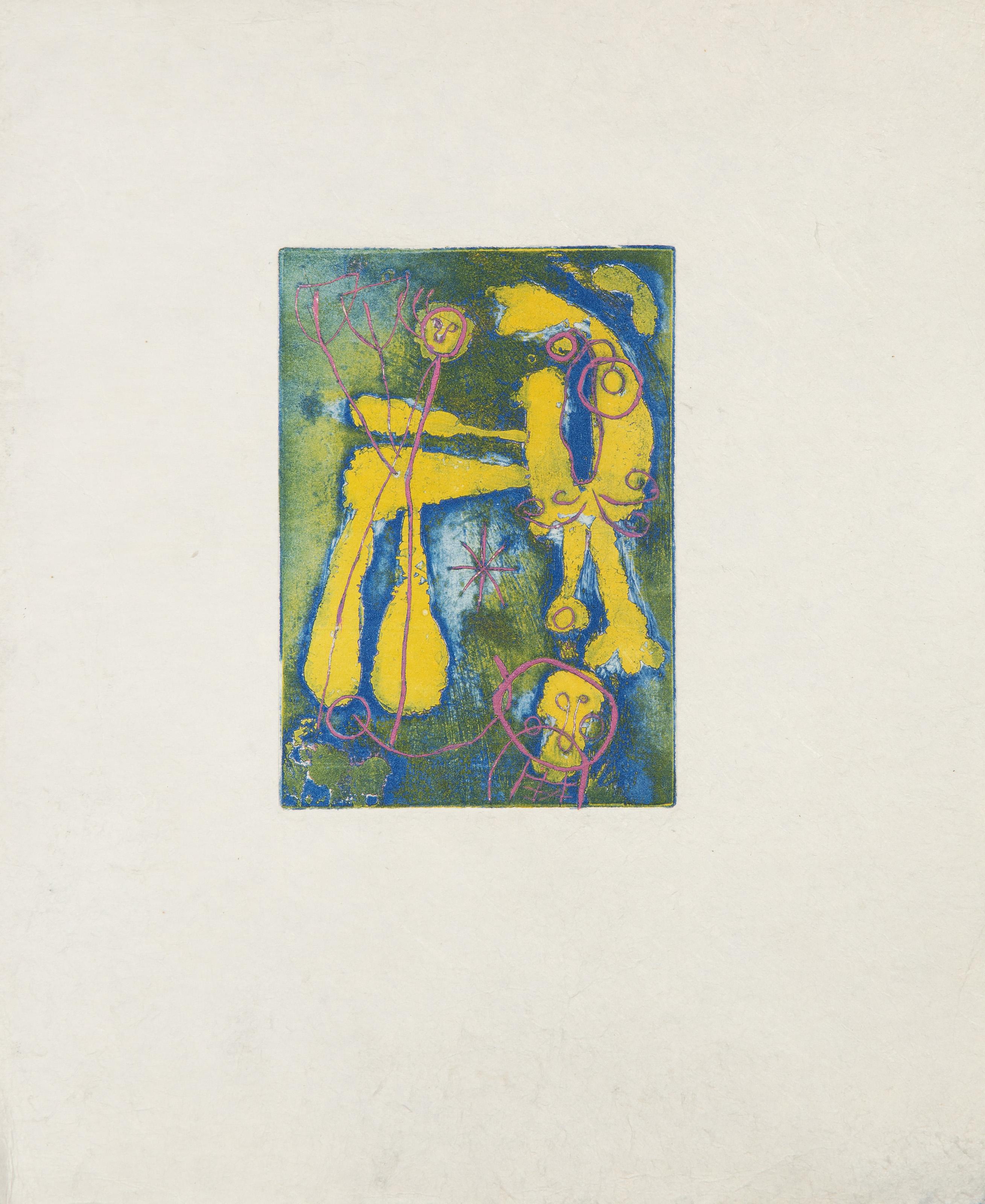 Anti Platon (D 315), Etching by Joan Miro 1