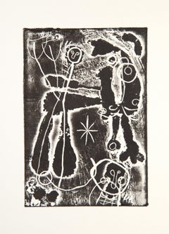 Anti Platon (D 317), Etching by Joan Miro