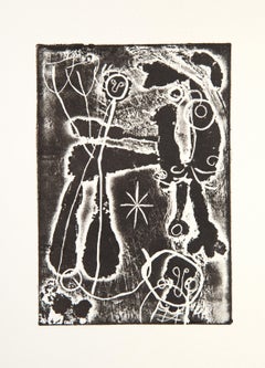 Anti Platon (D 317), Radierung von Joan Miro