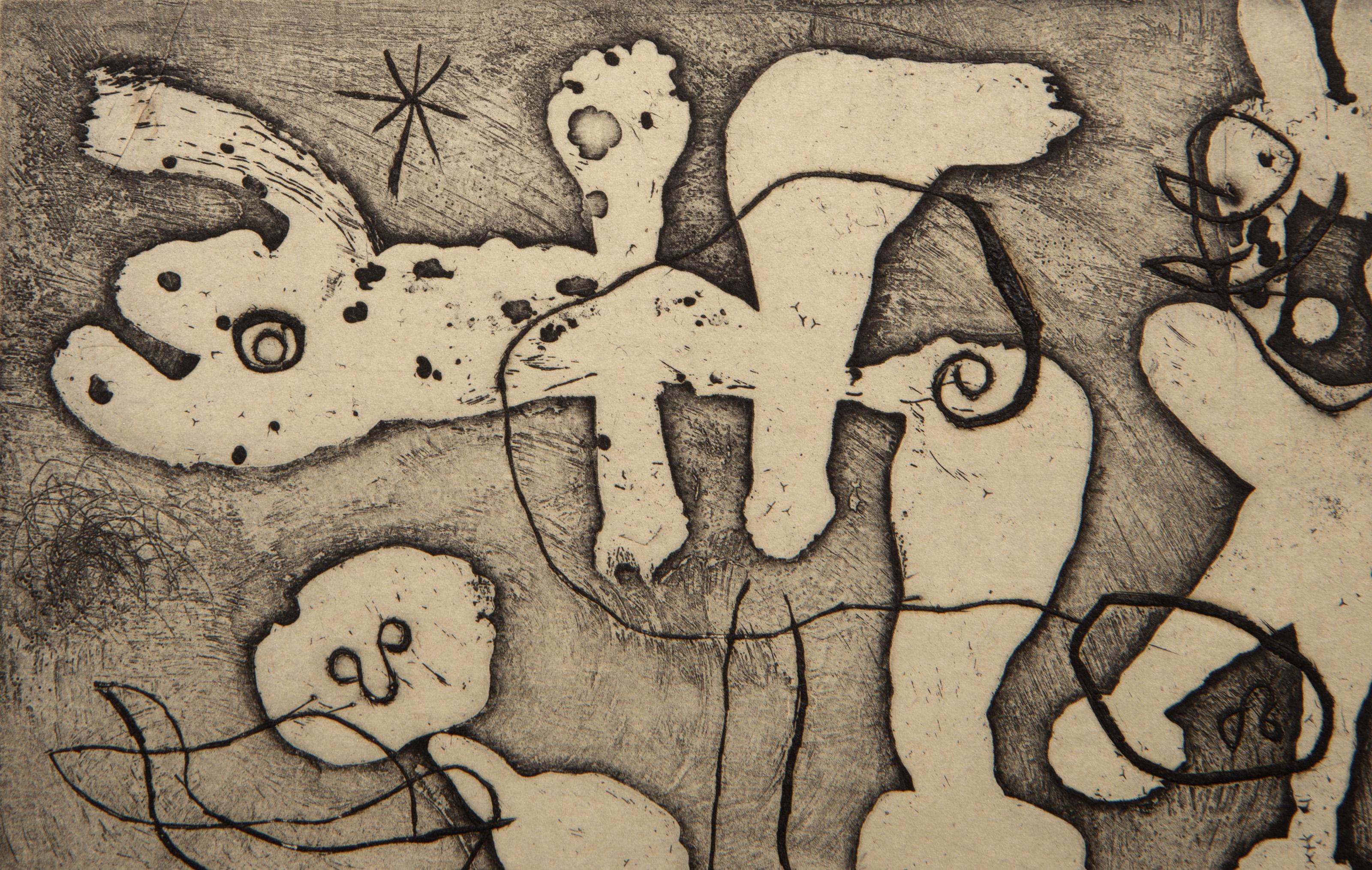Anti-Platon (D 325), Abstract Modern Etching by Joan Miro For Sale 2