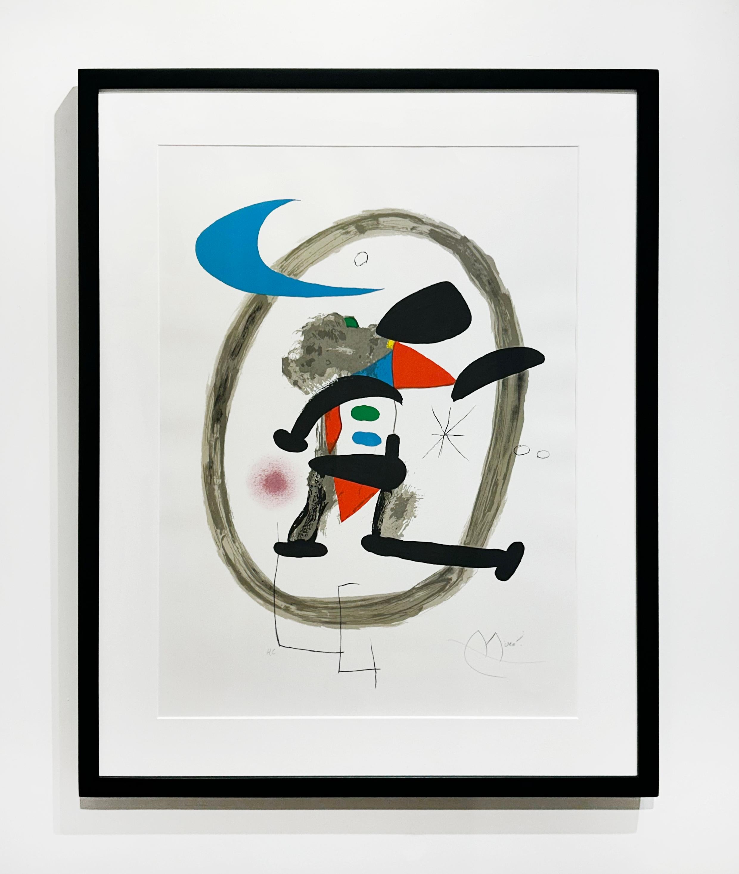 Arlequin Circonscrit - Modern Print by Joan Miró