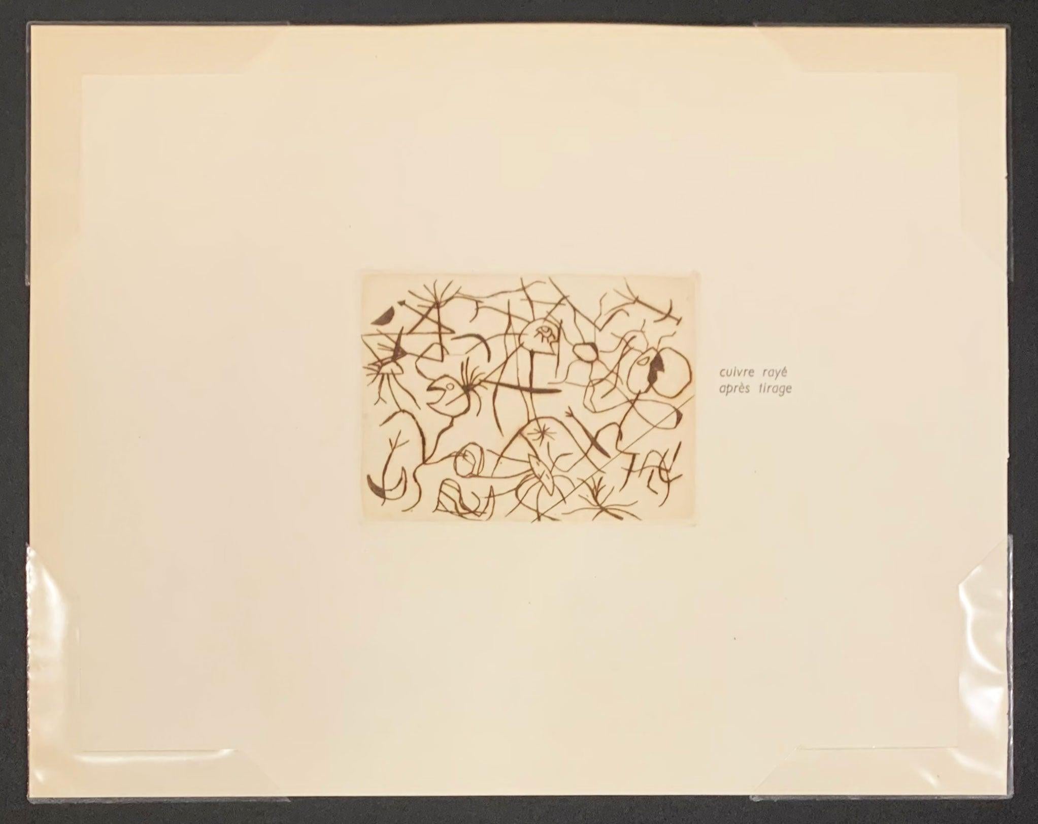 Astres et Danseurs - Abstrait Print par Joan Miró