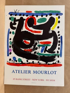 Atelier Mourlot Bank Street by Joan Miro - colorful abstract original lithograph