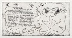 Herbstkampf für Betty Campion, surrealistisches Radierungsgedicht von Joan Miro