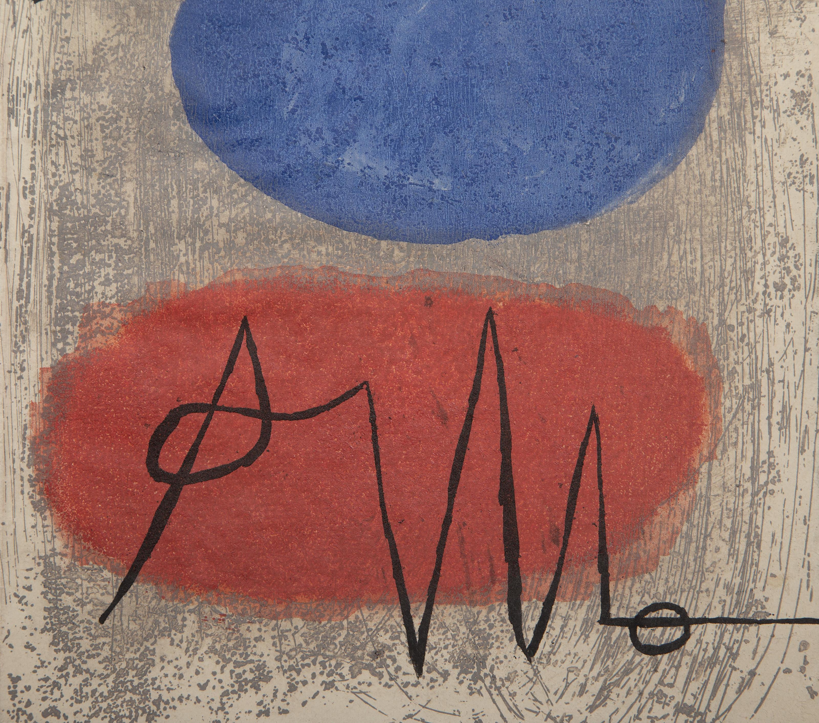 Bagatelles Vegetales (D 111), Modern Abstract Etching with Aquatint by Joan Miro For Sale 2