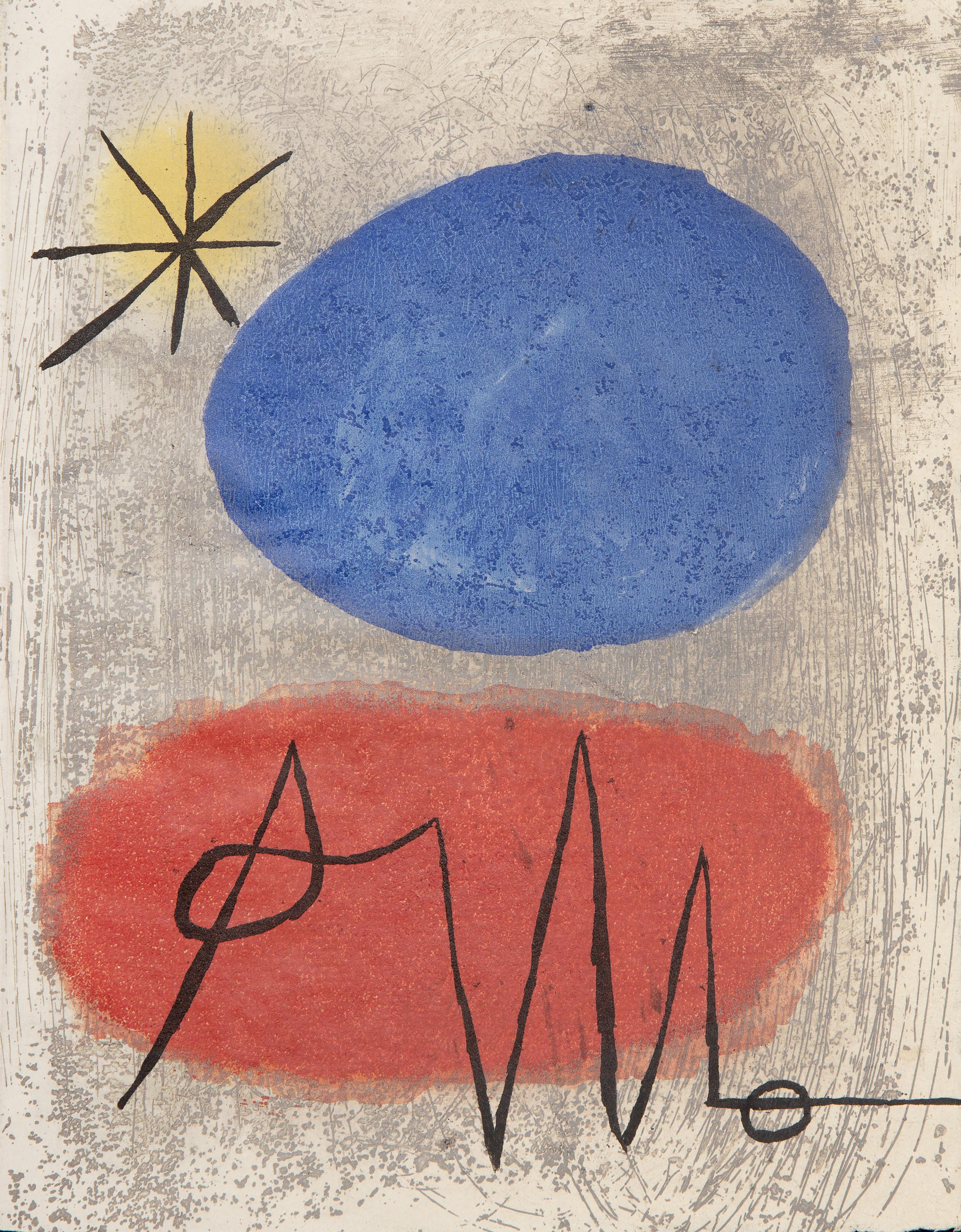 Bagatelles Vegetales (D 111), Modern Abstract Etching with Aquatint by Joan Miro - Print by Joan Miró