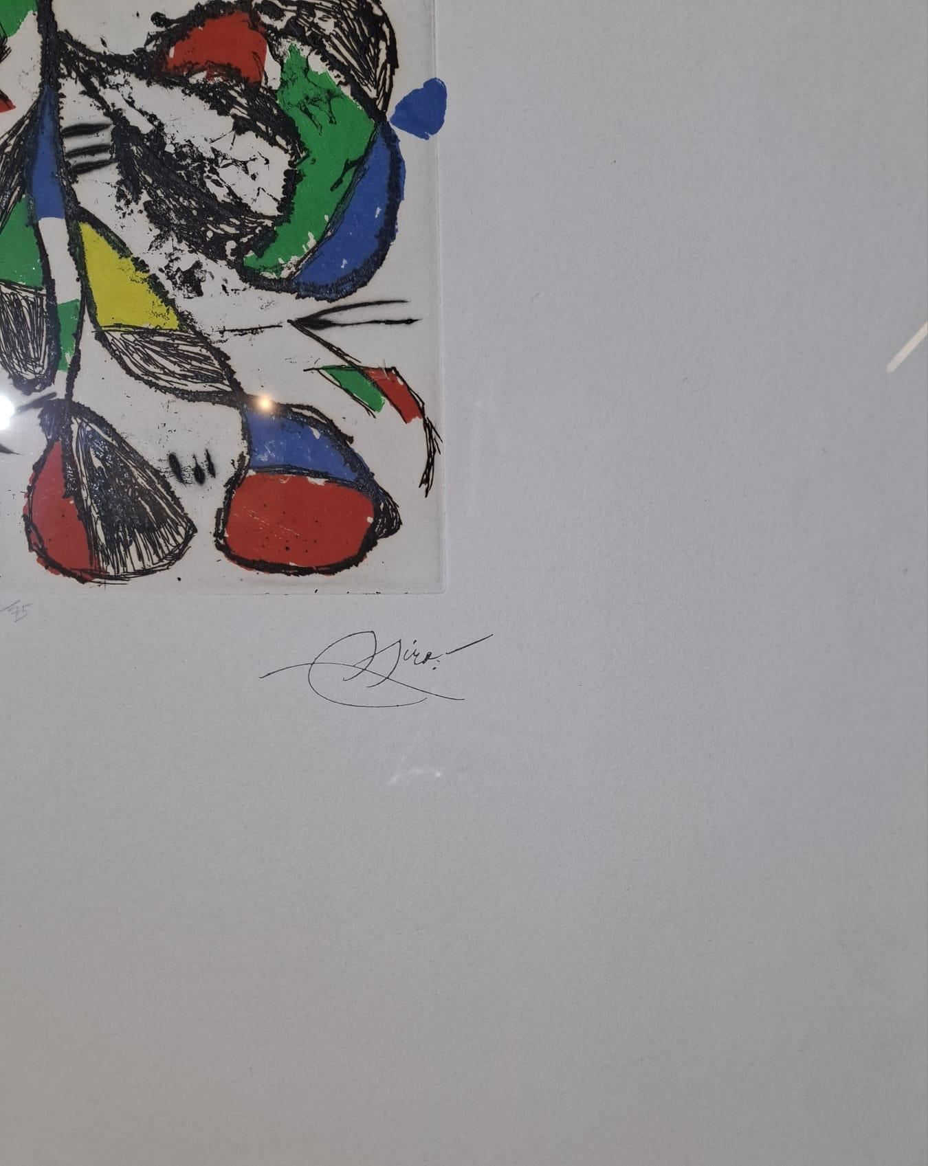 Barb III - Abstrait Print par Joan Miró