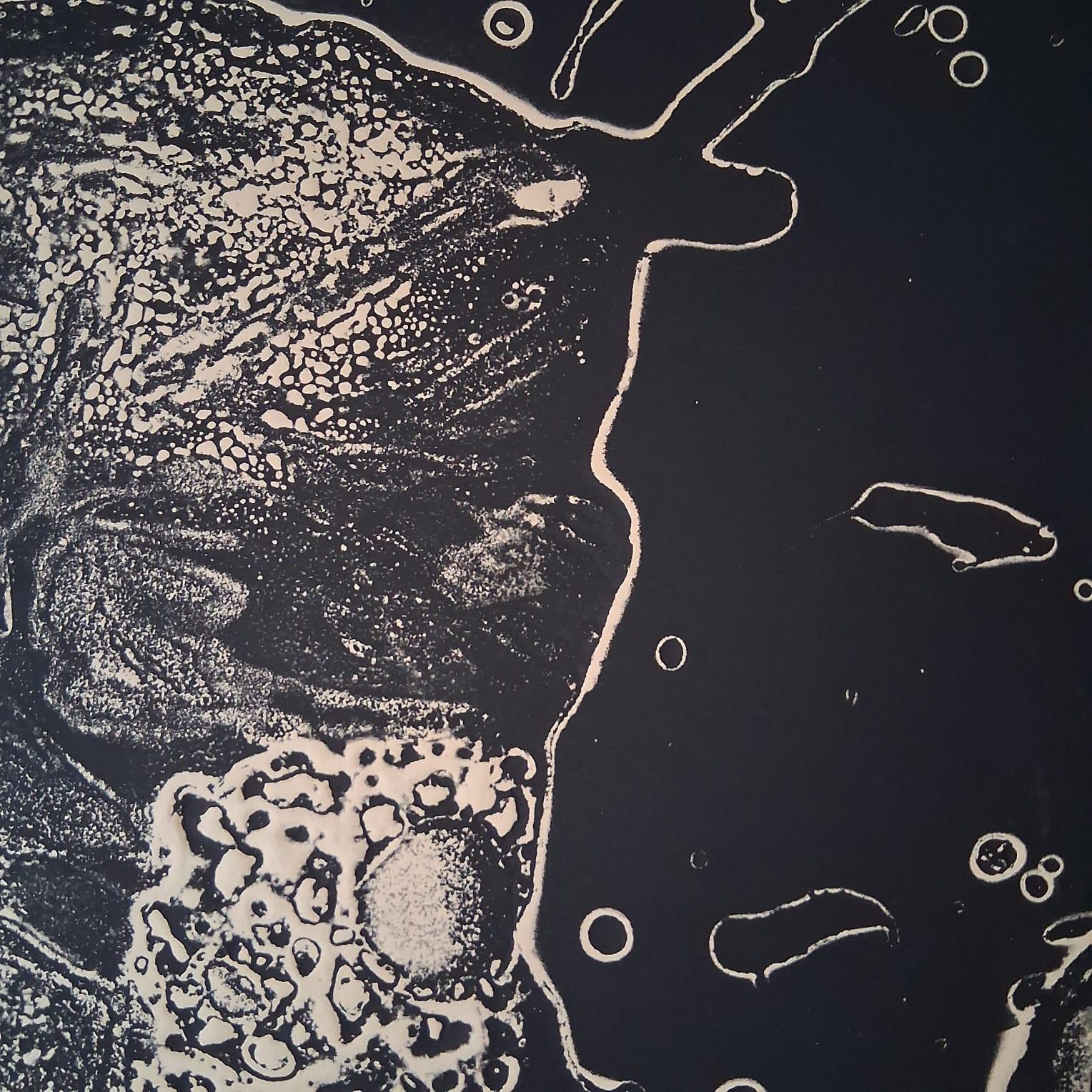 Barcelona (Schwarz), Abstract Print, von Joan Miró