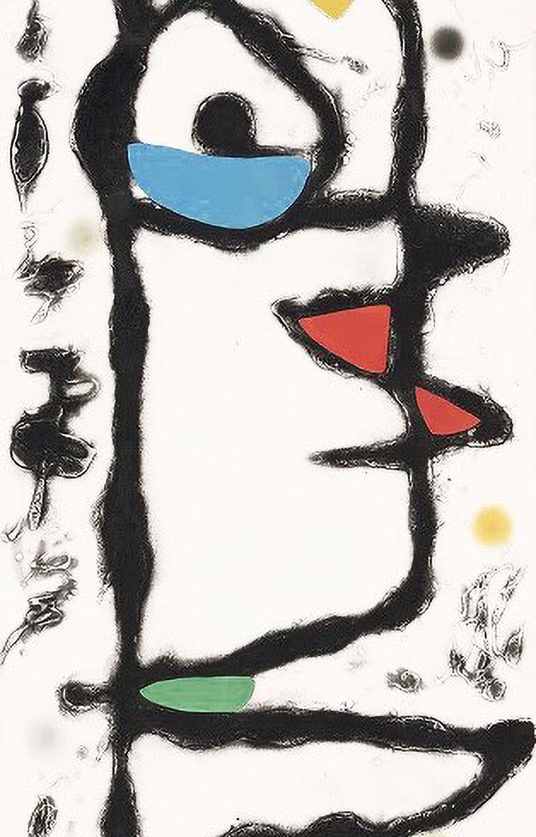 Joan Miró Barcelona, 1972-1973 is an in depth extraction of the artist’s psyche and imagination. As a Surrealist, Miró uses automatic drawing, where the hand is allowed to move freely and express in random intervals and shapes. There is a sense of