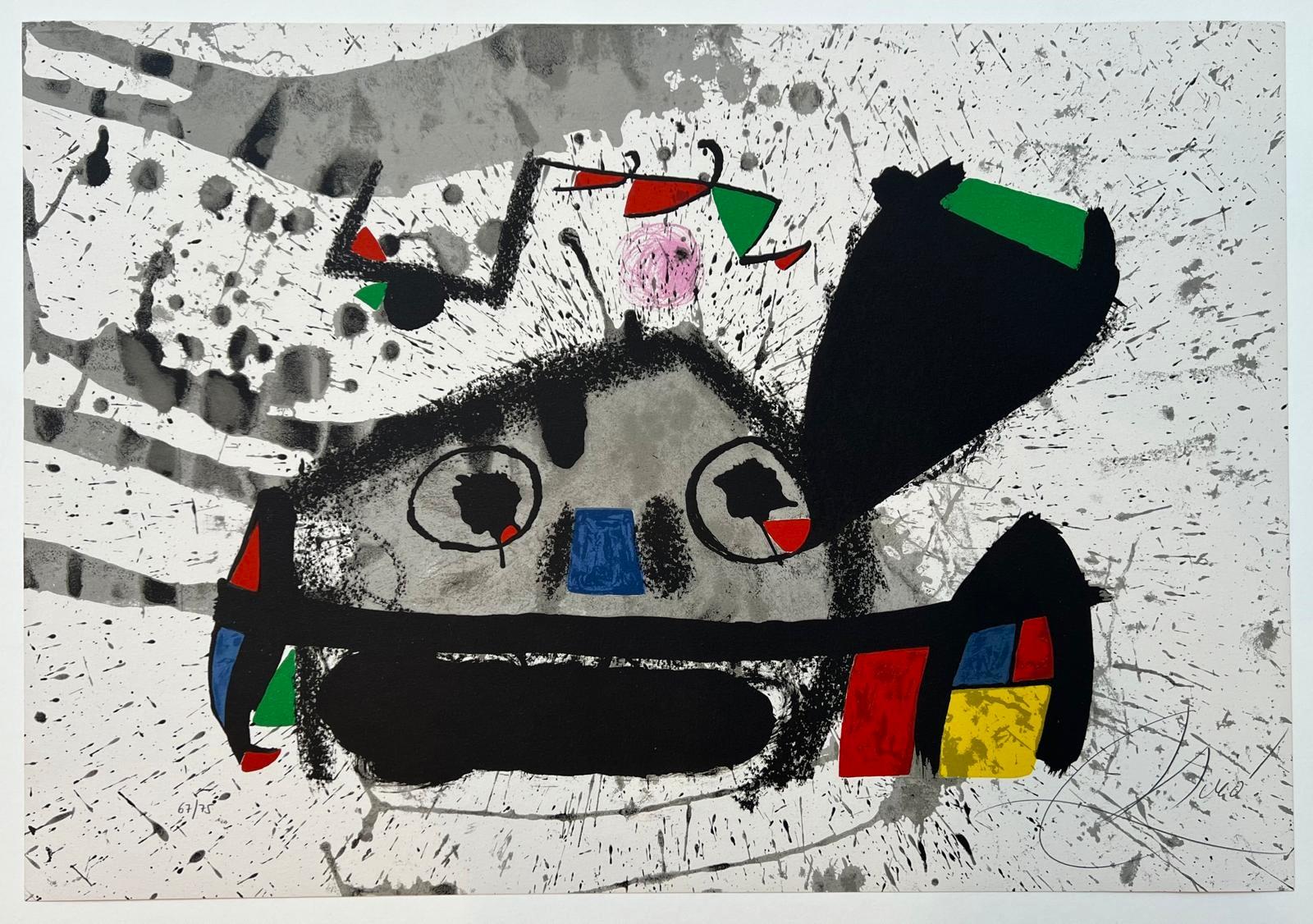 Lithograph, 1975
Handsigned by the artist in pencil and numbered 67/75
Publisher : Galerie Maeght (Barcelone)

Printer : Damia Caus (Barcelone)

Catalog : Maeght 994

44.00 cm. x 64.00 cm.  17.32 in. x 25.2 in. (paper)

44.00 cm. x 64.00 cm.  17.32