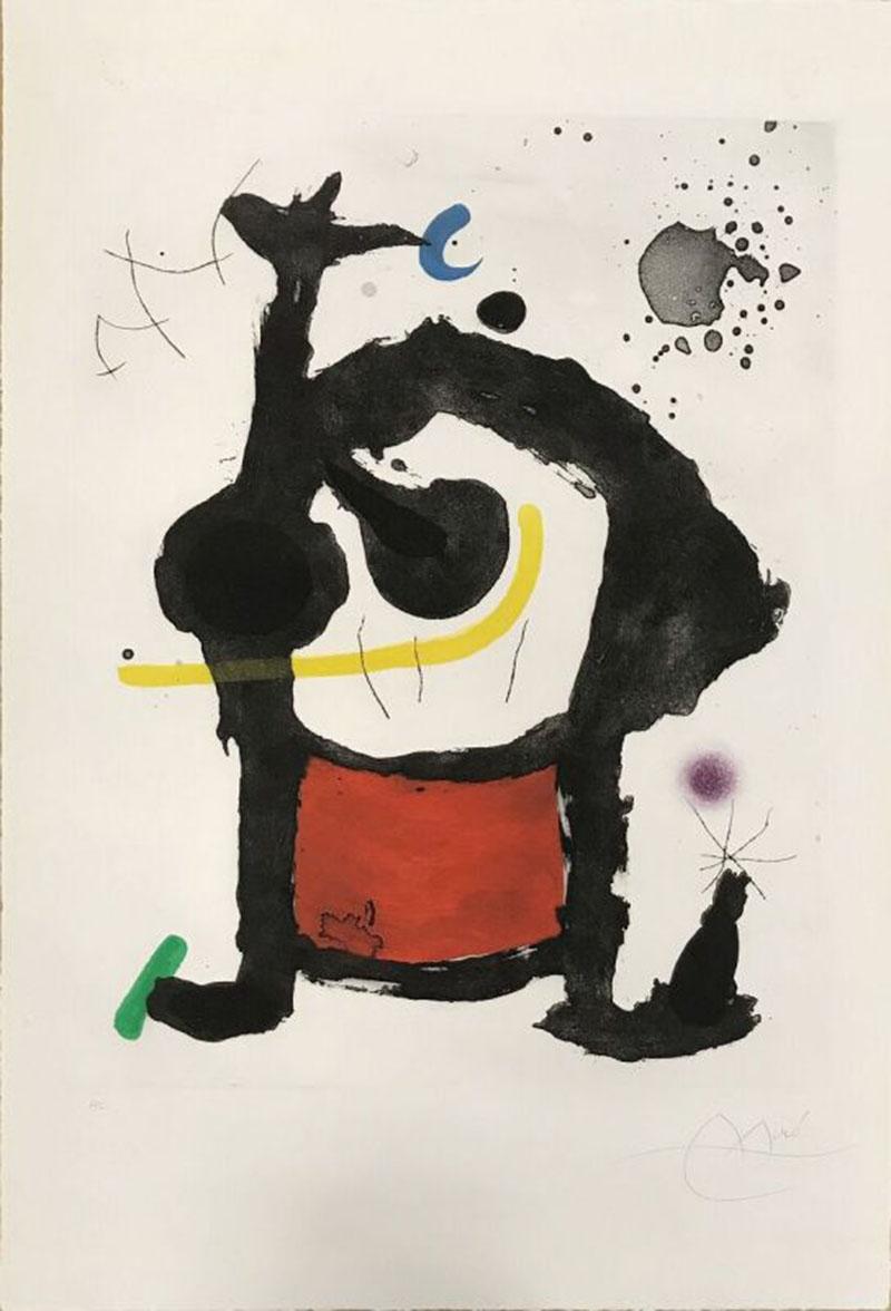 Joan Miró Abstract Print - Bethsabée
