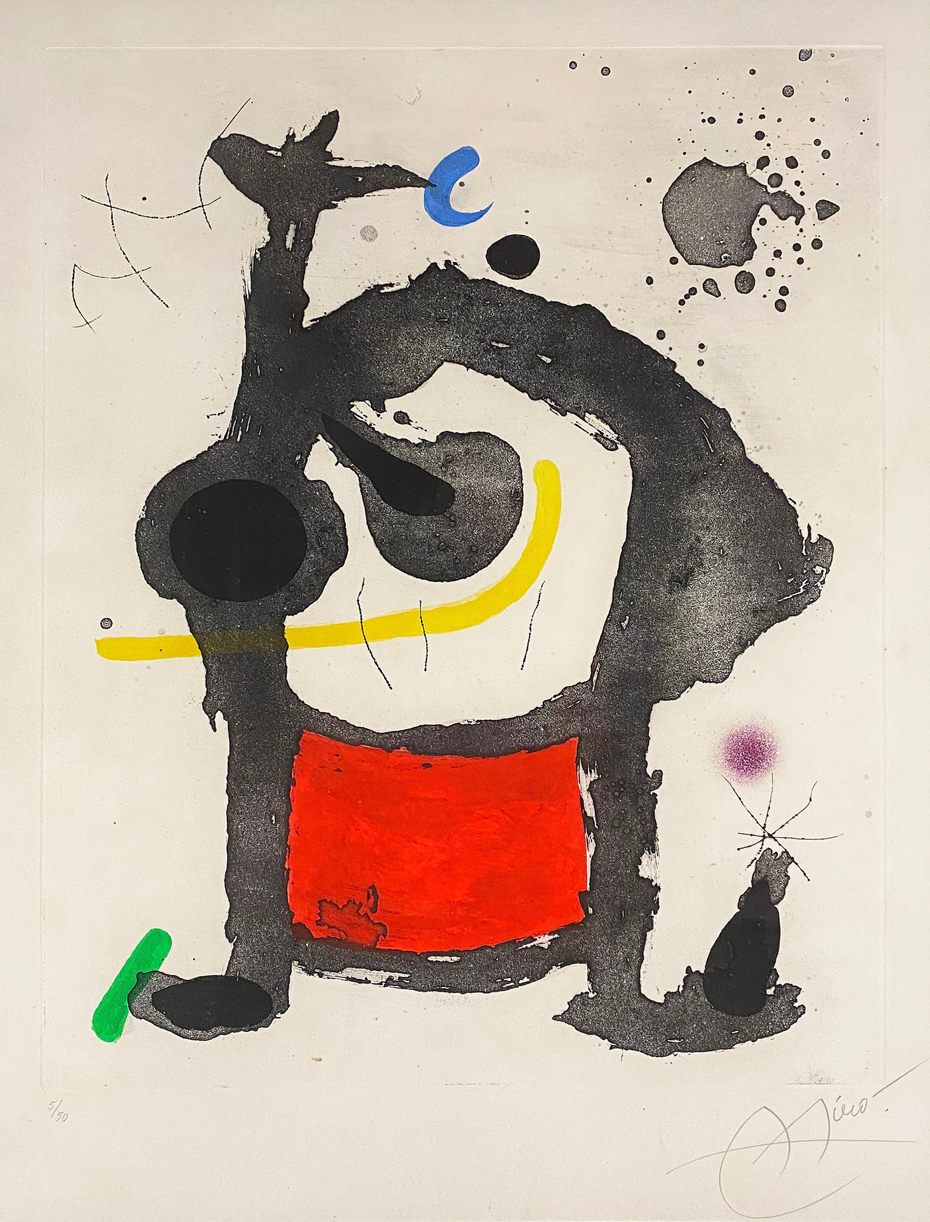Joan Miró Abstract Print - Bethsabee