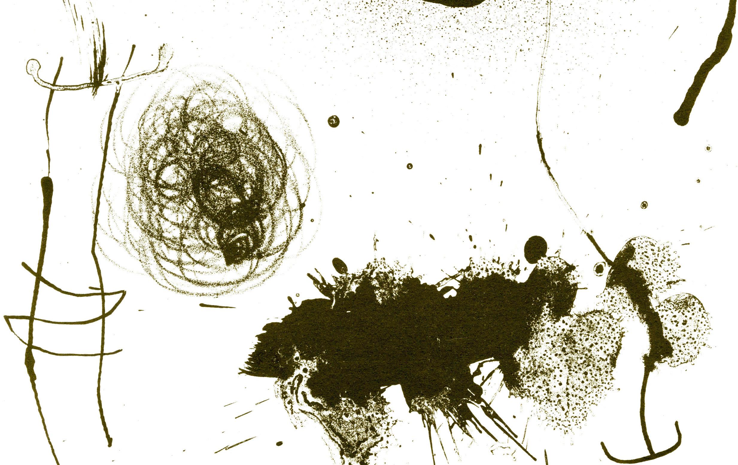 Bouquet de reves pour Leila-Poemes d'Yuan Goll - Abstract Print Bianco di Joan Miró