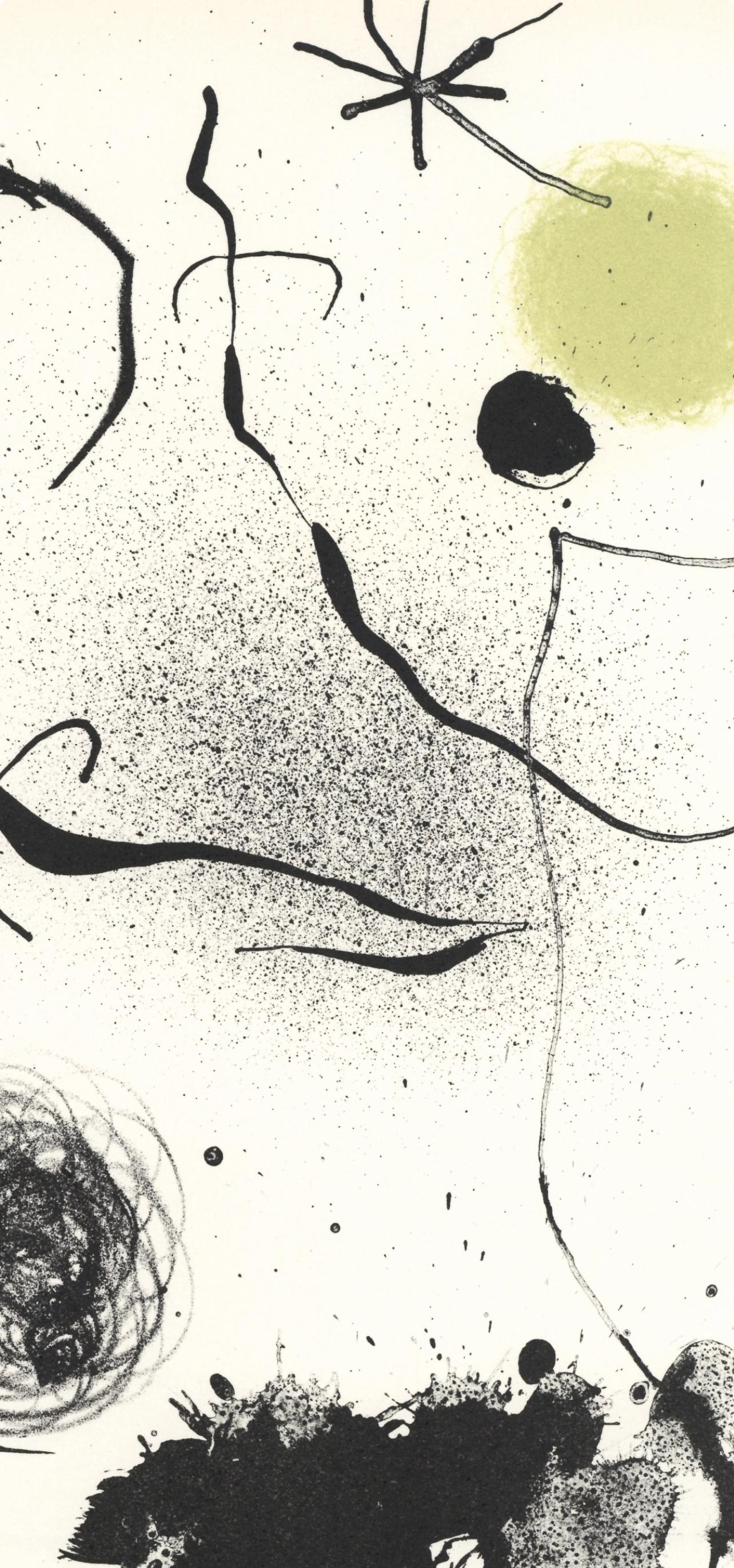 Bouquet de rêves pour Leïla, Poèmes d'Yvan Goll, XXe siècle - Print Surrealismo di Joan Miró