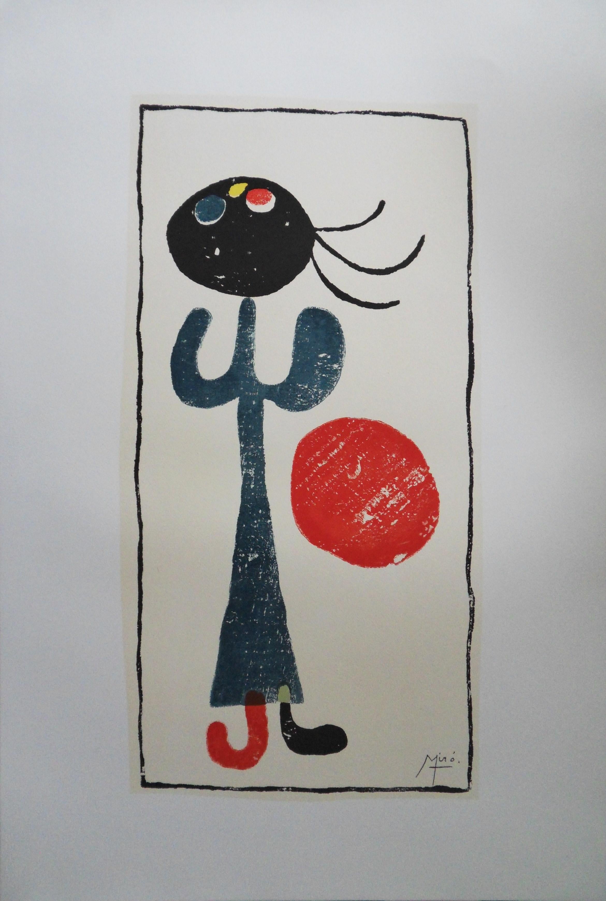 Joan Miro EQUINOX Facsimile Signed Offset Lithograph Print 36 x 24 