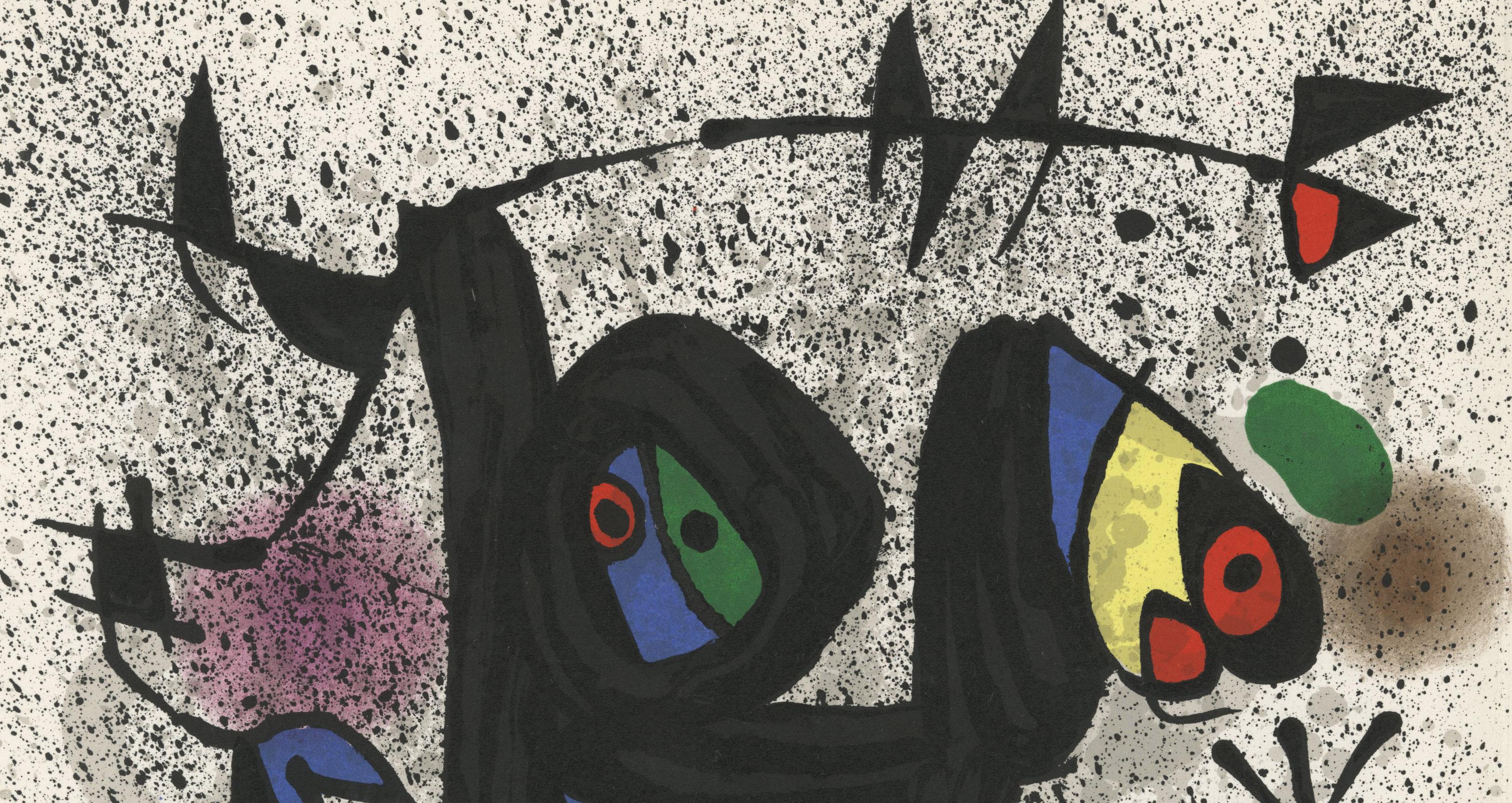 Butterfly Girl (DLM No. 193/194, page 30 - Print by Joan Miró