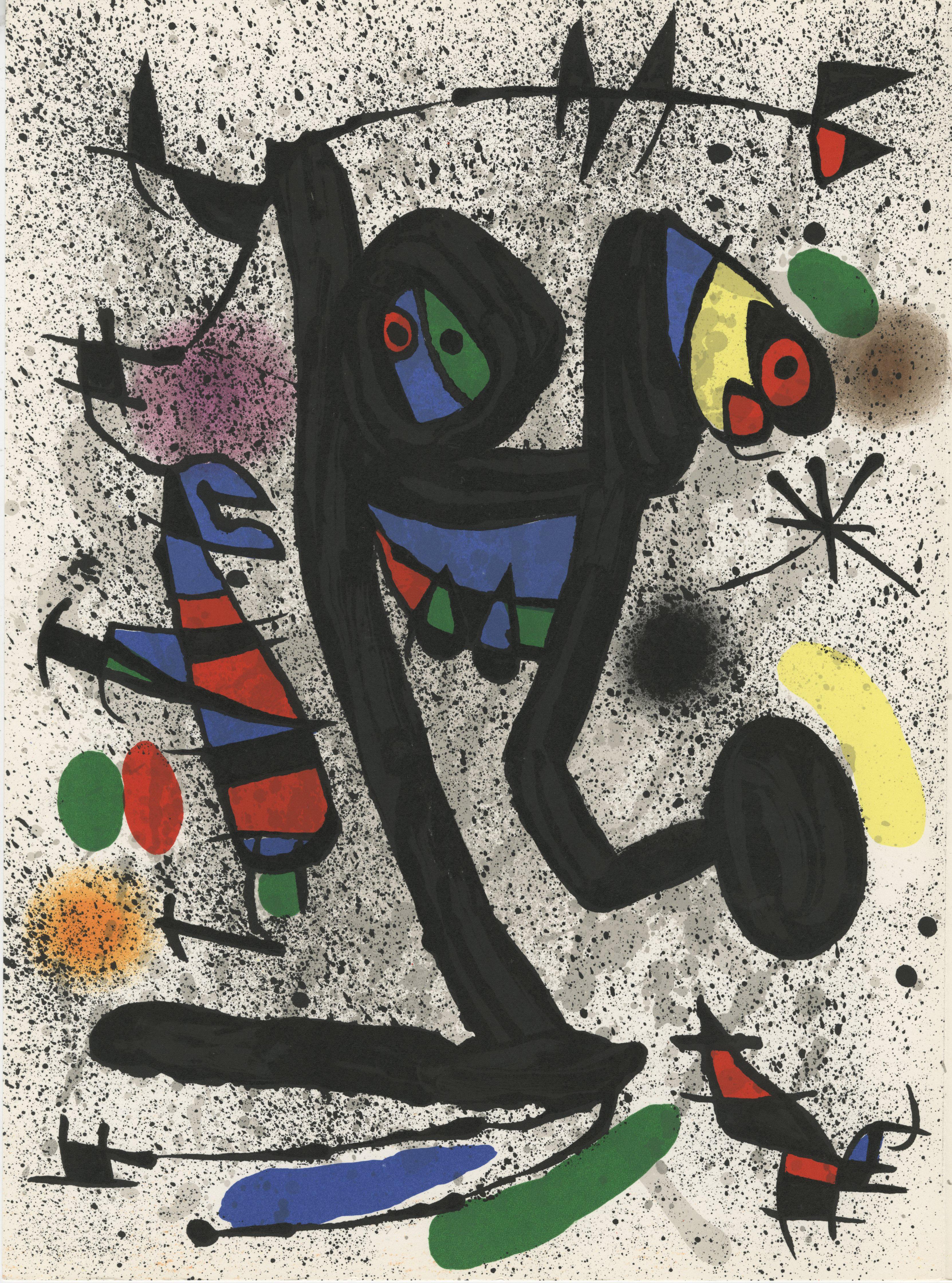 Joan Miró Abstract Print - Butterfly Girl (DLM No. 193/194, page 30