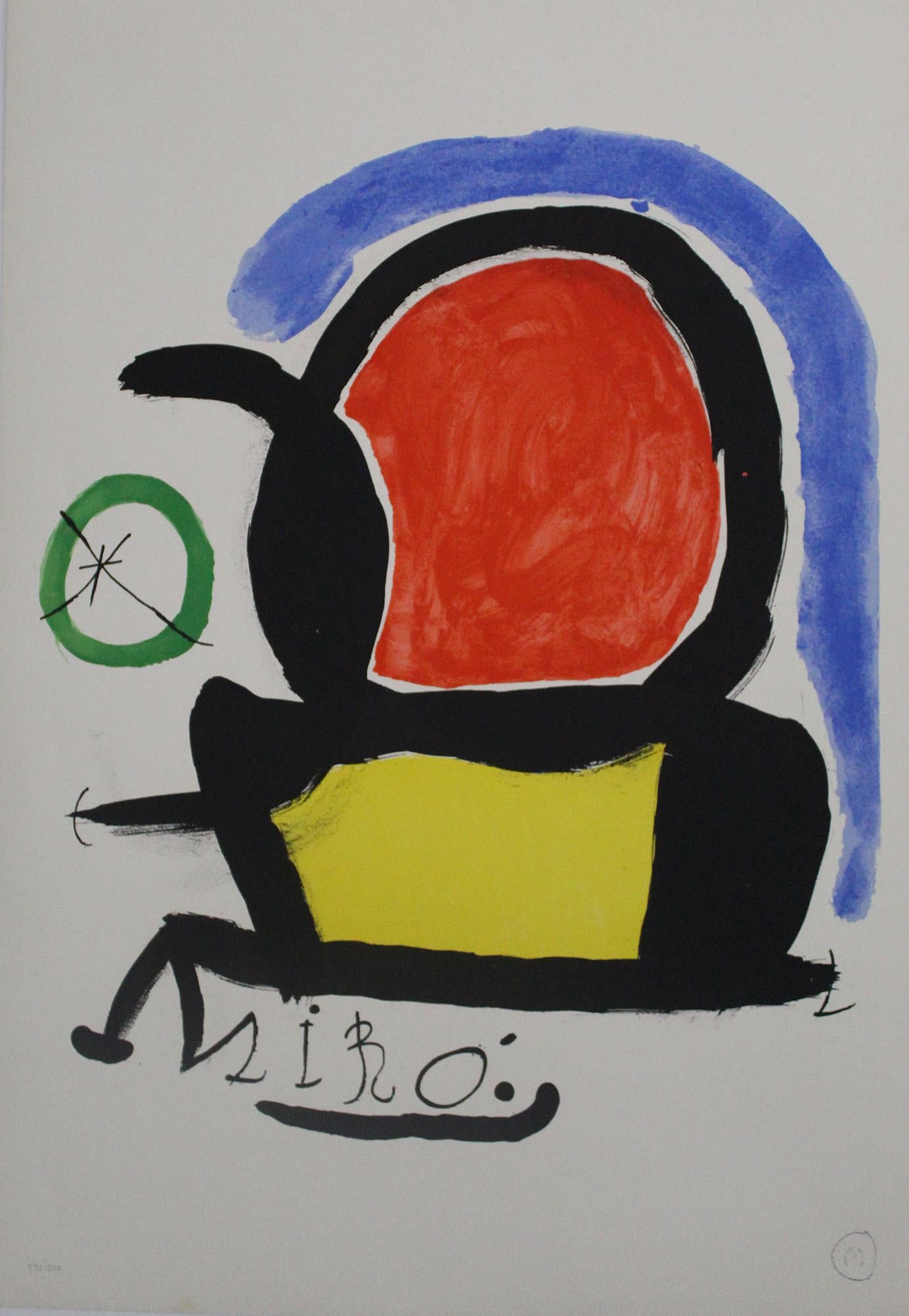 Joan Miró Abstract Print - Cartel para exposición Sala Gaspar, 1970