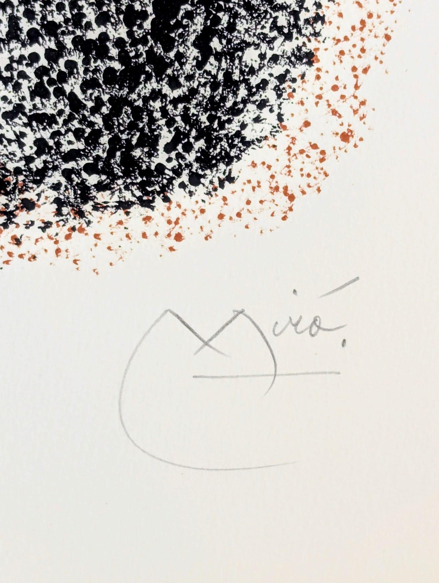 Cartones - Abstract Print by Joan Miró