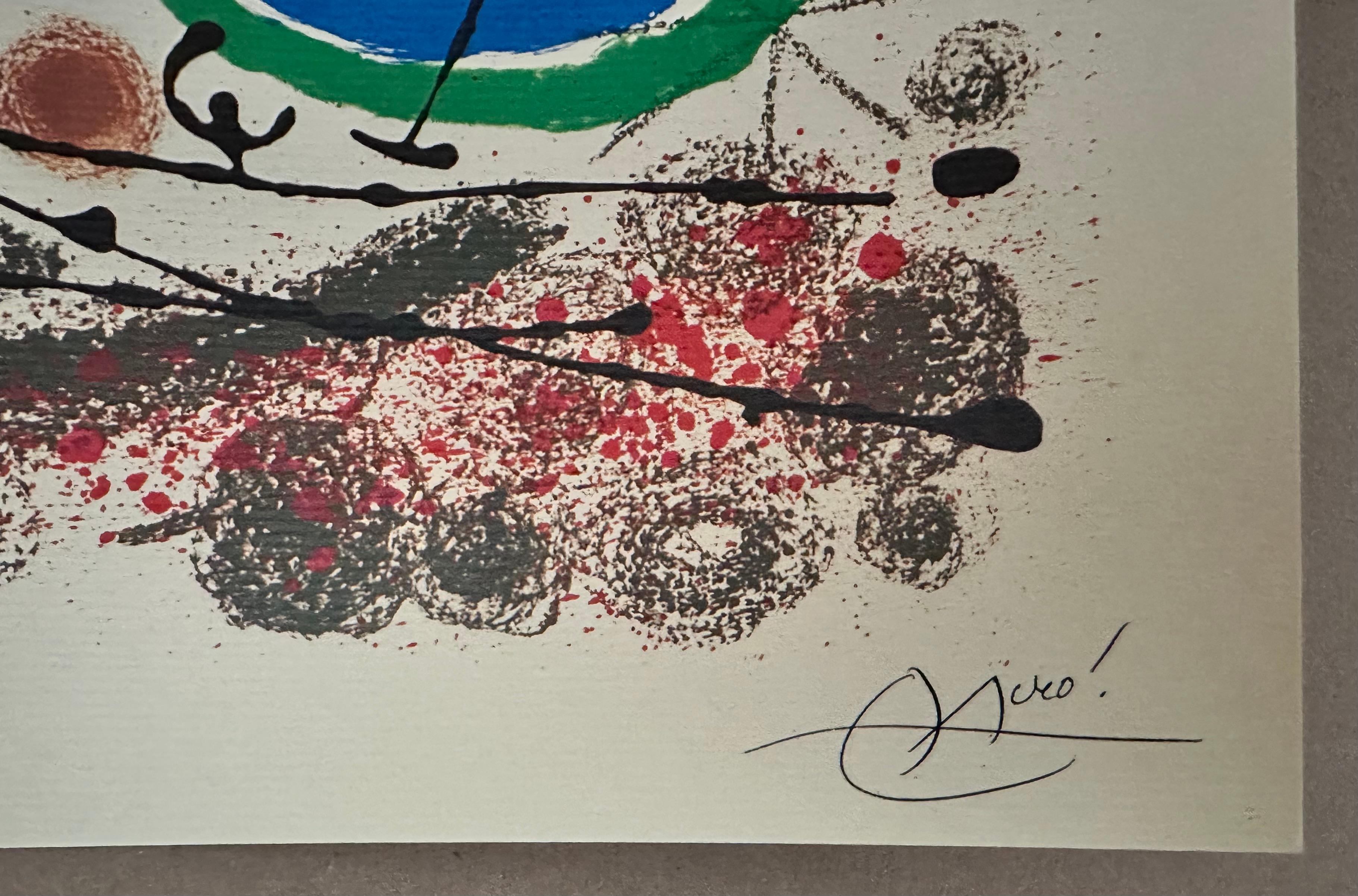 Cartones Plate 1 - Surrealist Print by Joan Miró