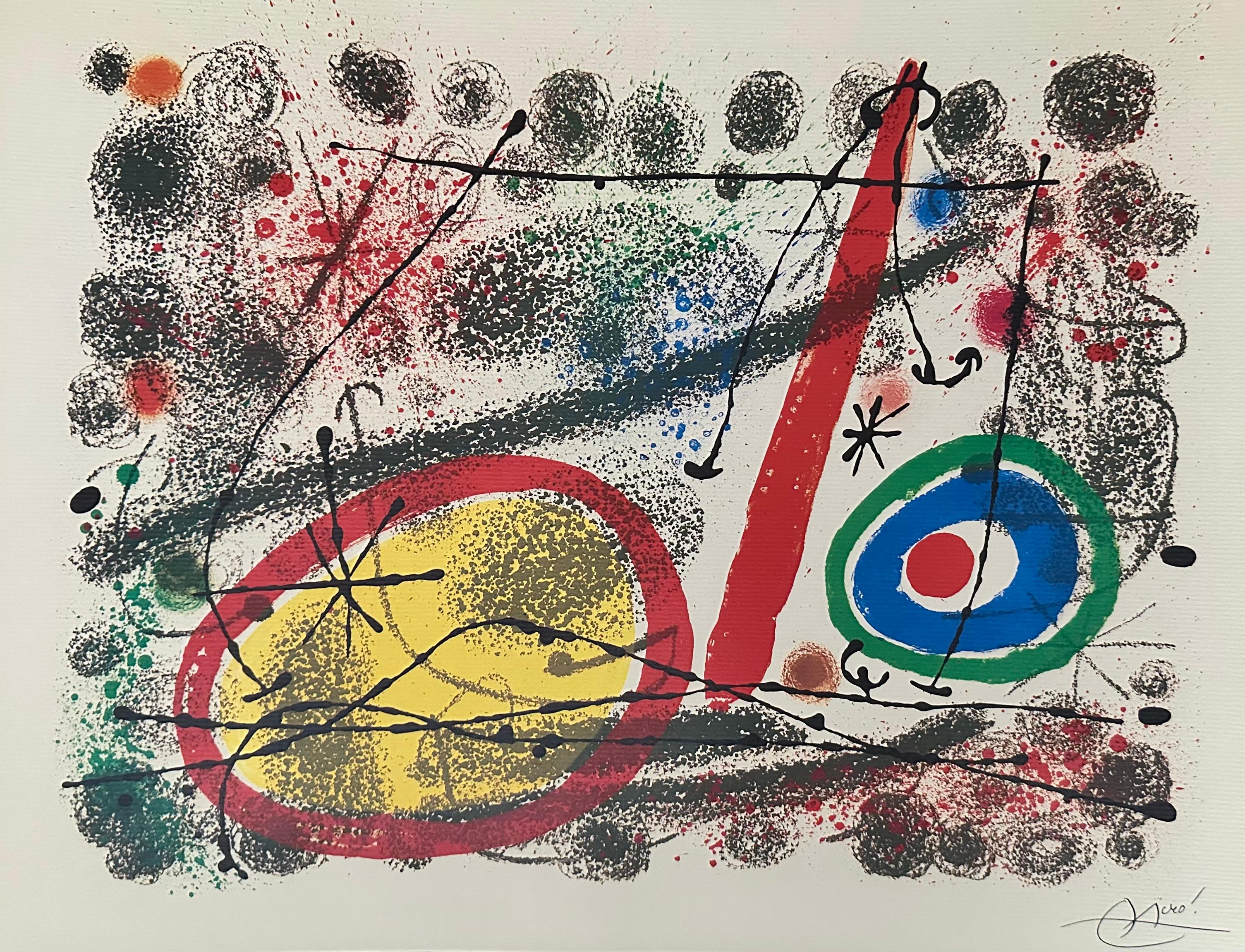 Joan Miró Abstract Print - Cartones Plate 1