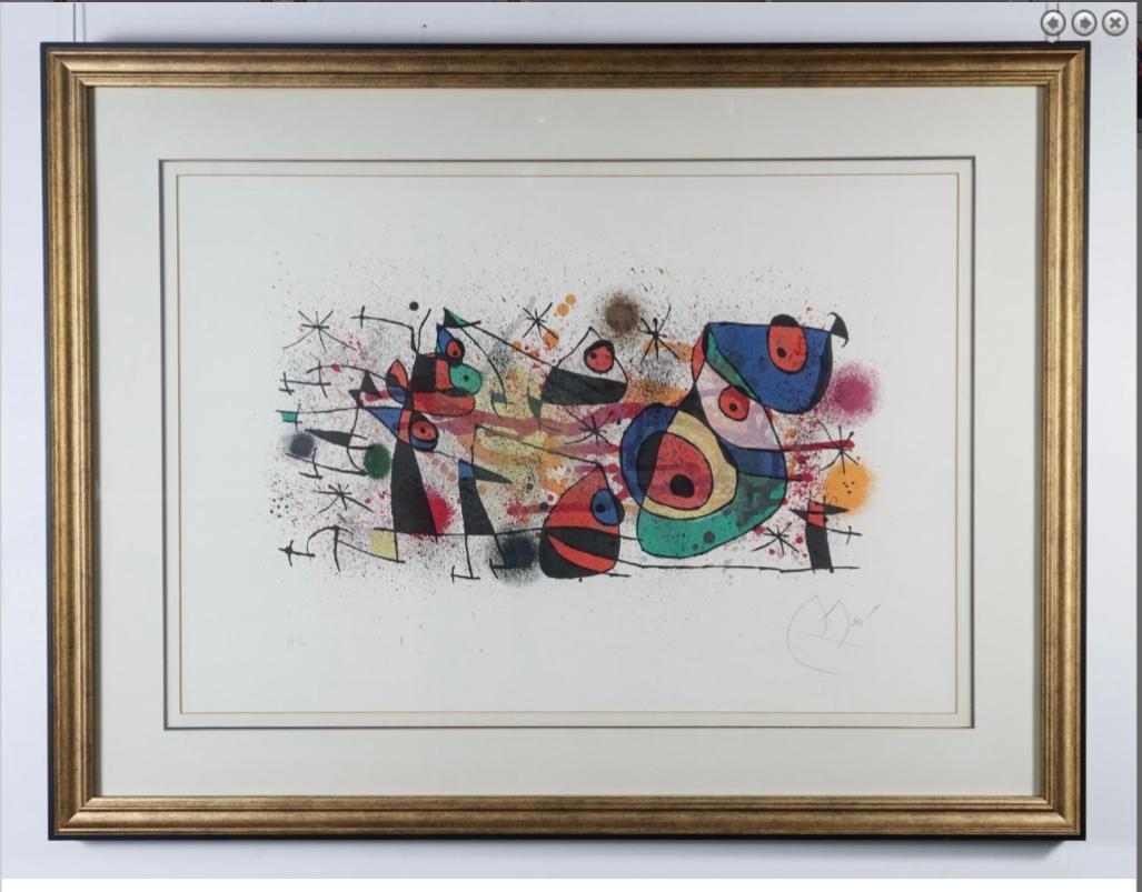 "Cerámica de Ceramiques de Miro et Artigas" - Print de Joan Miró