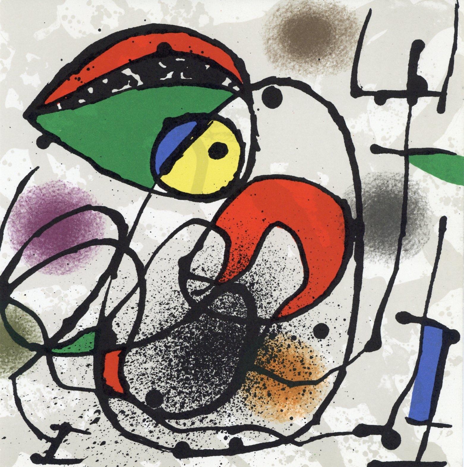 "Ceramiques" original lithograph - Print by Joan Miró
