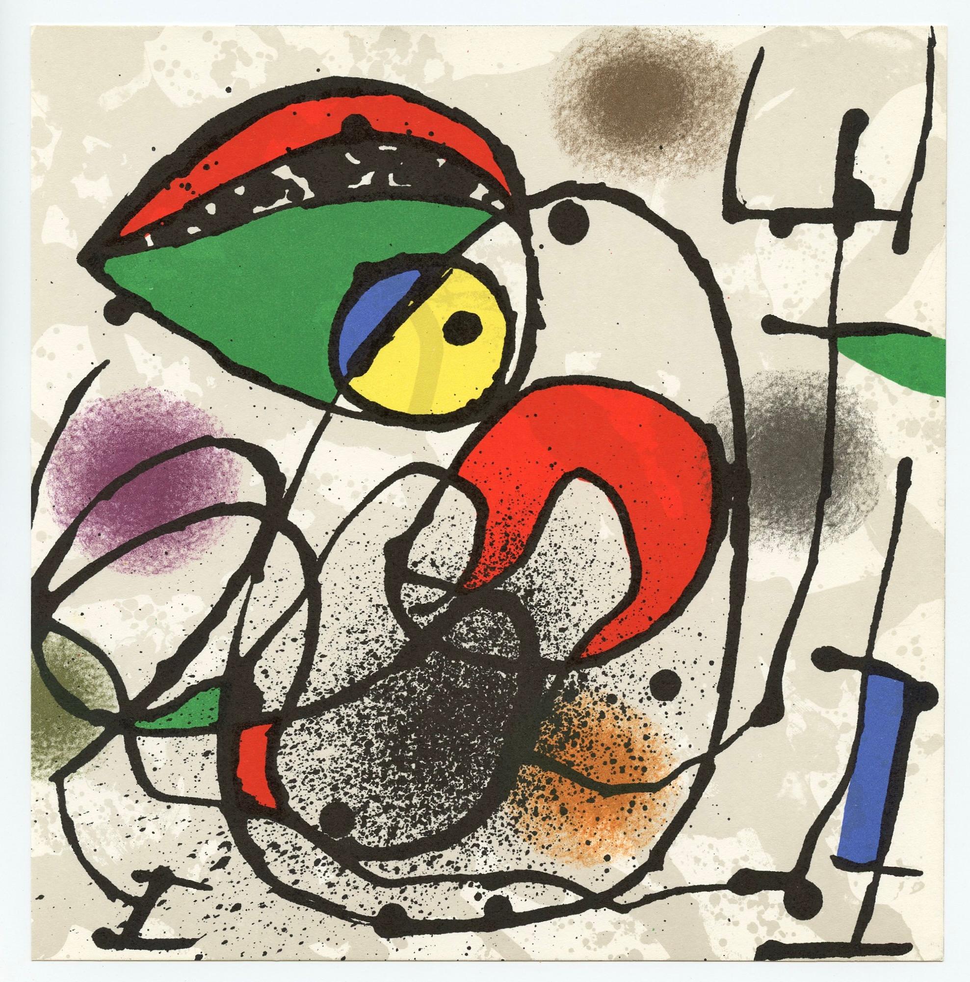 "Ceramiques" original lithograph - Print by Joan Miró