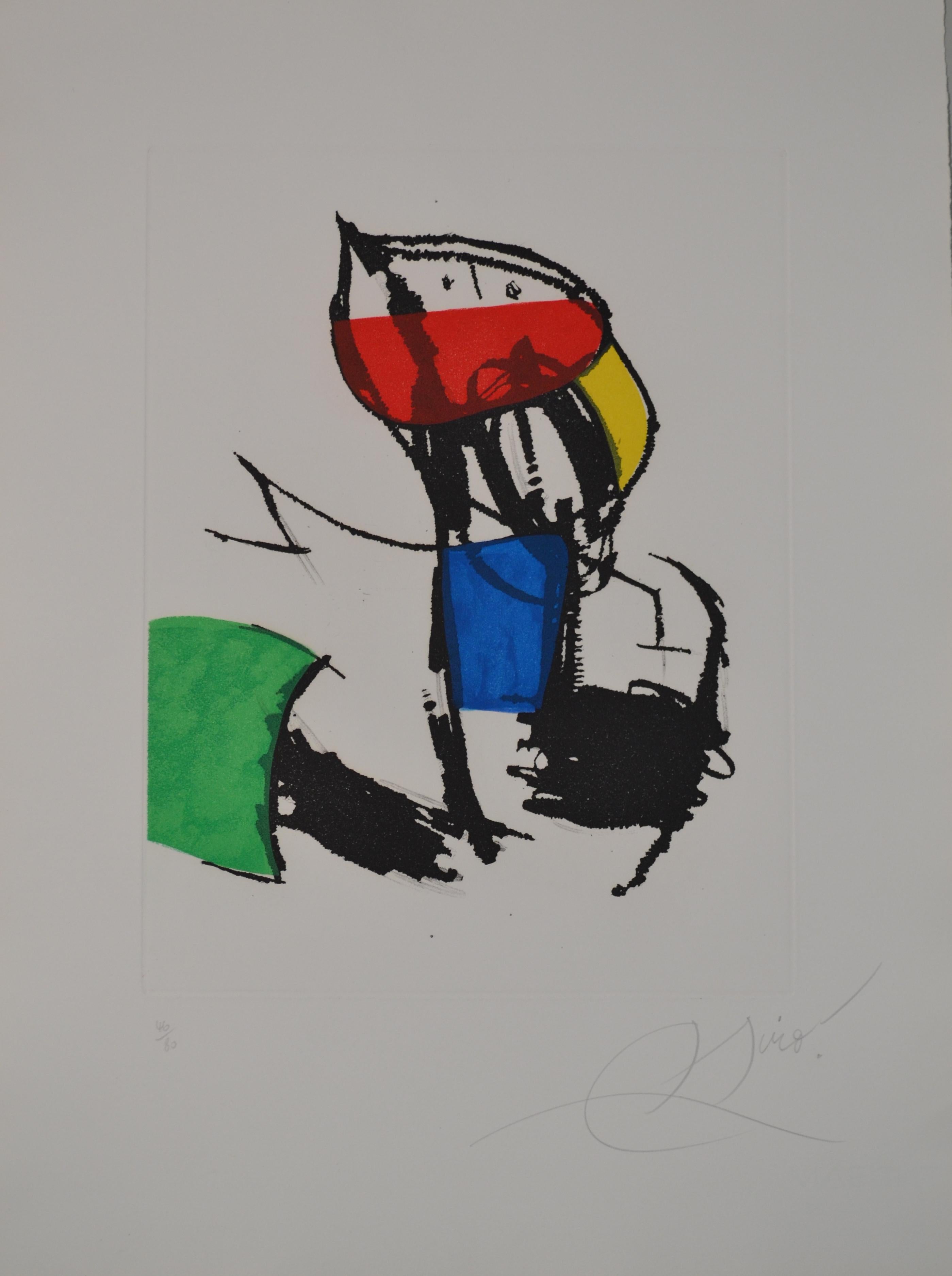 Chanteur De Rues III - D1138 - Print by Joan Miró