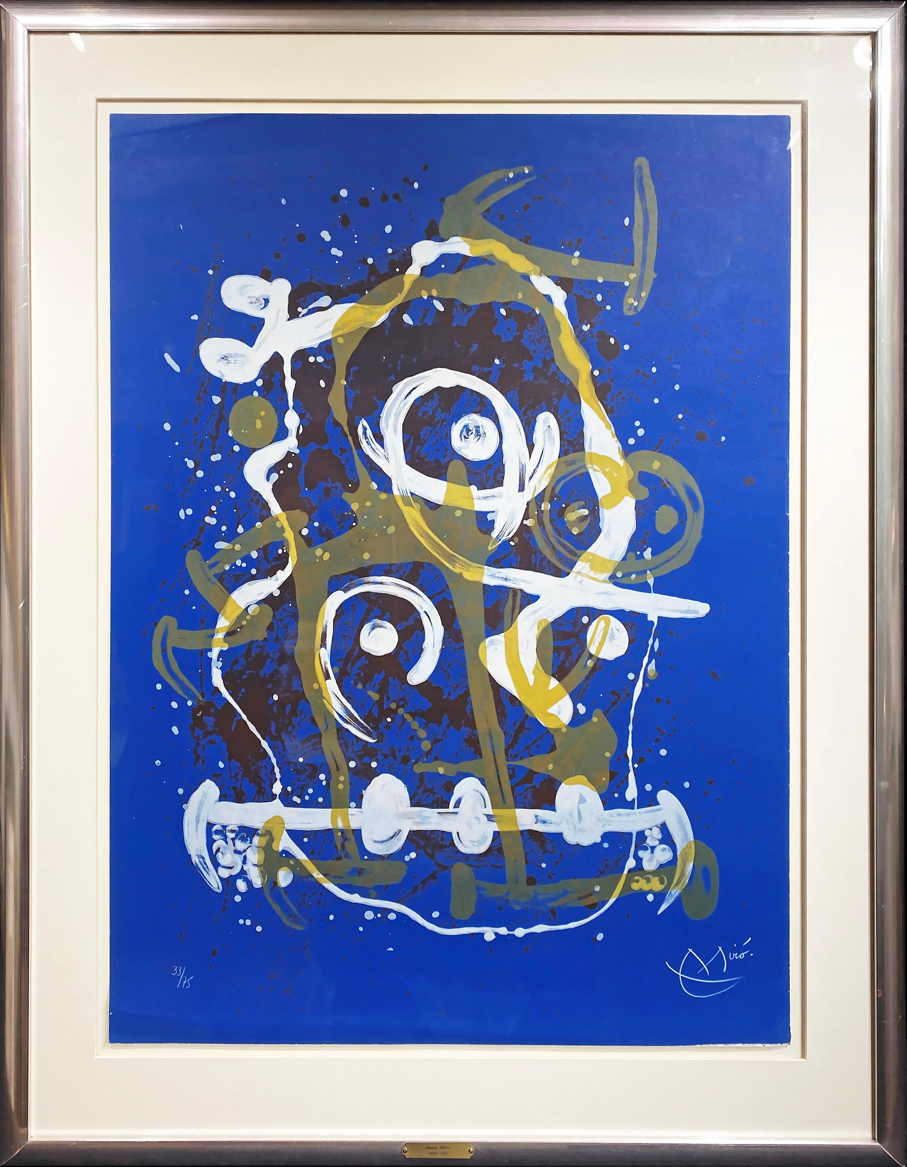Chevauchee (bleu brun - Print de Joan Miró