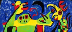 Joan Miro, Dog Barking at the Moon, from Verve, Revue Artistique, 1953
