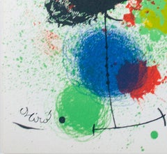 "Composition" an Original Lithograph signed by Joan Miró
