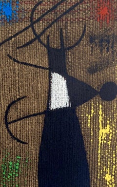 Joan Miro, Woman and Bird X/X, from Women, 1965