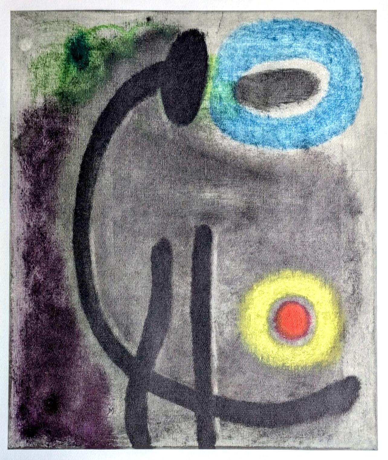Héliogravure on vélin d’Arches paper. Unsigned and unnumbered, as issued. Good condition. Notes: From the folio, Joan Miró, Femmes, 1965. Published by Maeght Éditeur, Paris; printed by Maeght Éditeur, Paris, November 27, 1965. Excerpted from the