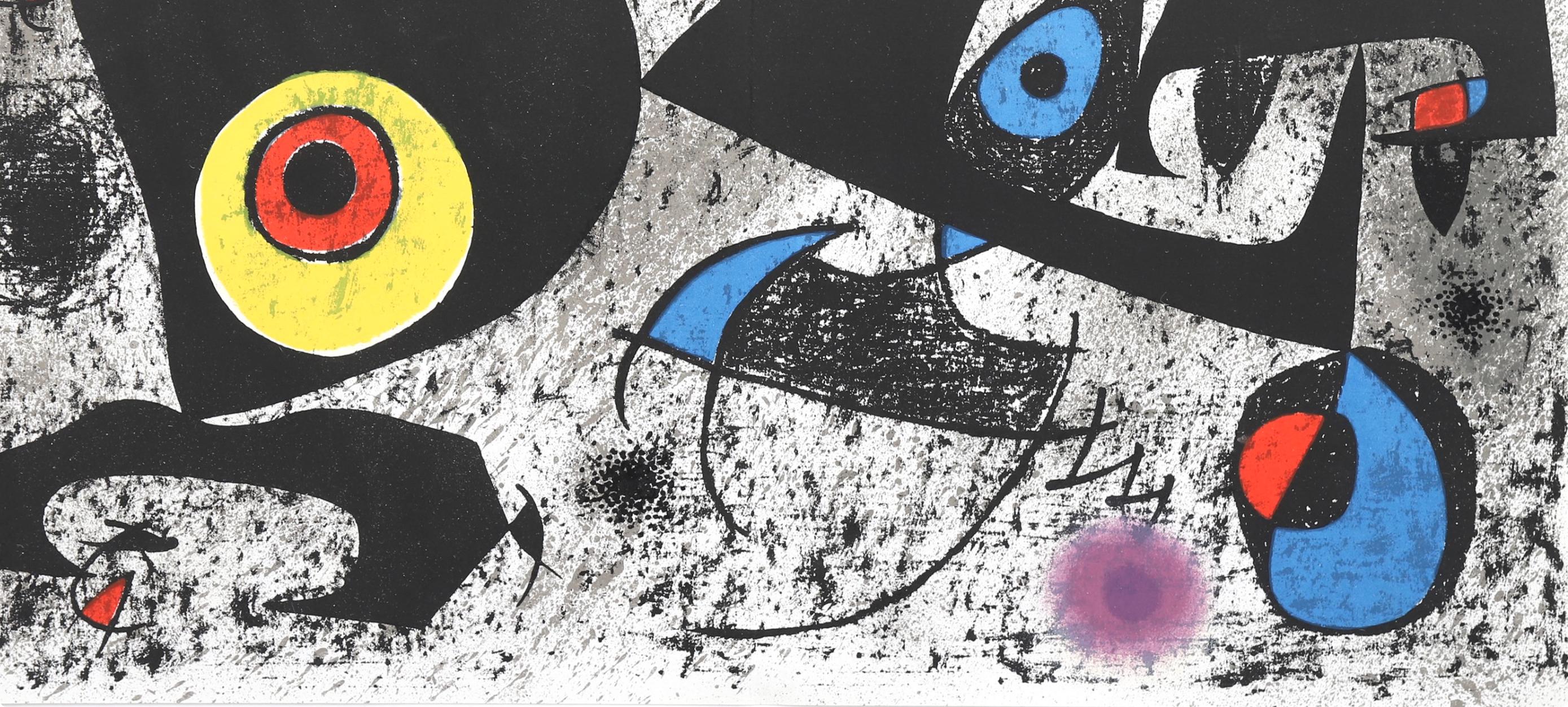 Composition (Cramer 165; Mourlot 868), Société internationale d'art XXe siècle - Black Landscape Print by Joan Miró