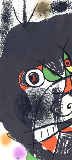 Joan Miro, Figure, The Stage Revolutions, from XXe Siecle, 1975