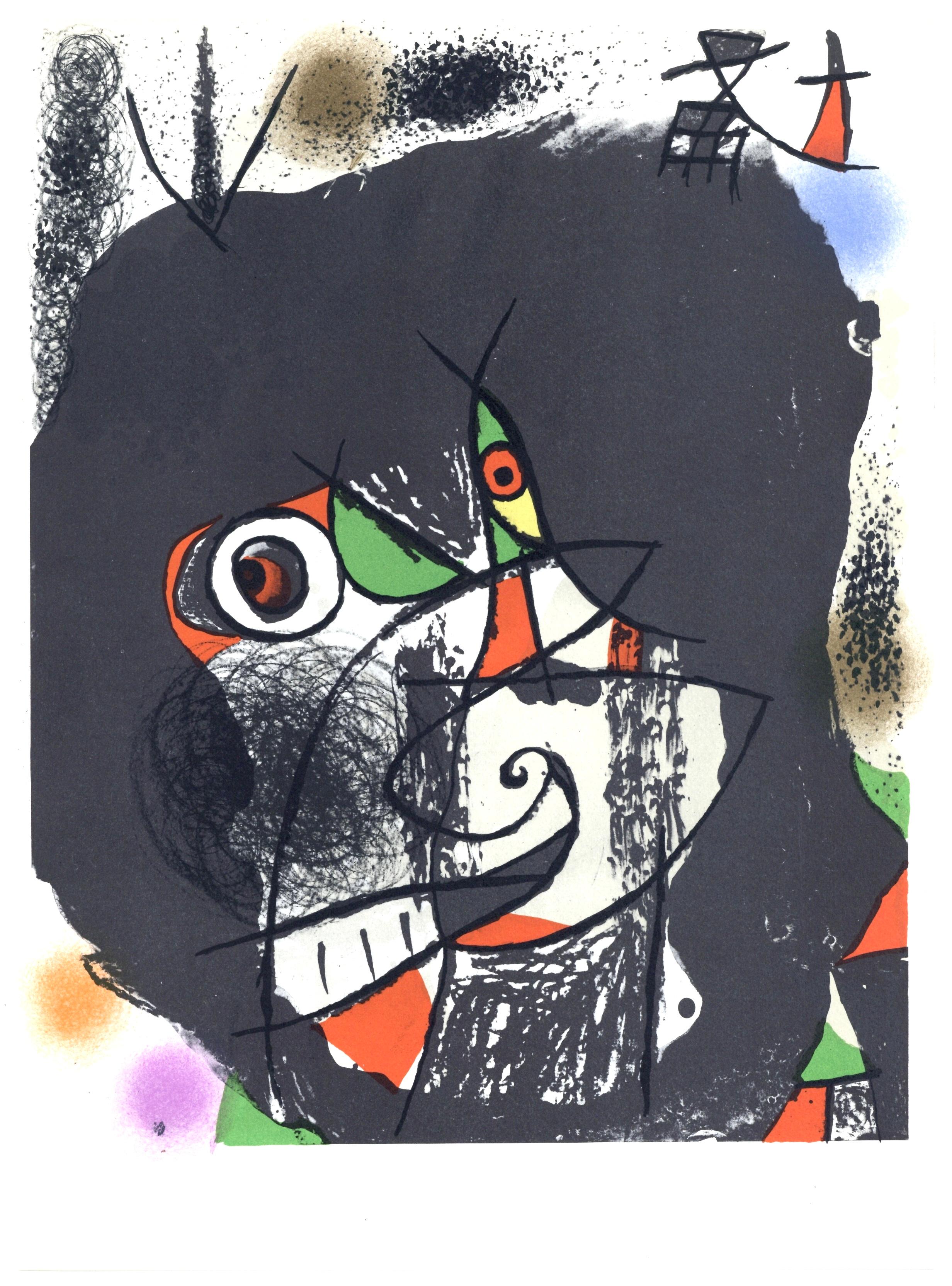 Lithograph on vélin paper. Paper Size: 13.5 x 10 inches. Inscription: Unsigned and unnumbered, as issued. Catalogue raisonné references: Cramer, Patrick, and Joan Miró. Joan Miró, Catalogue Raisonné Des Livres Illustrés. P. Cramer, 1989,