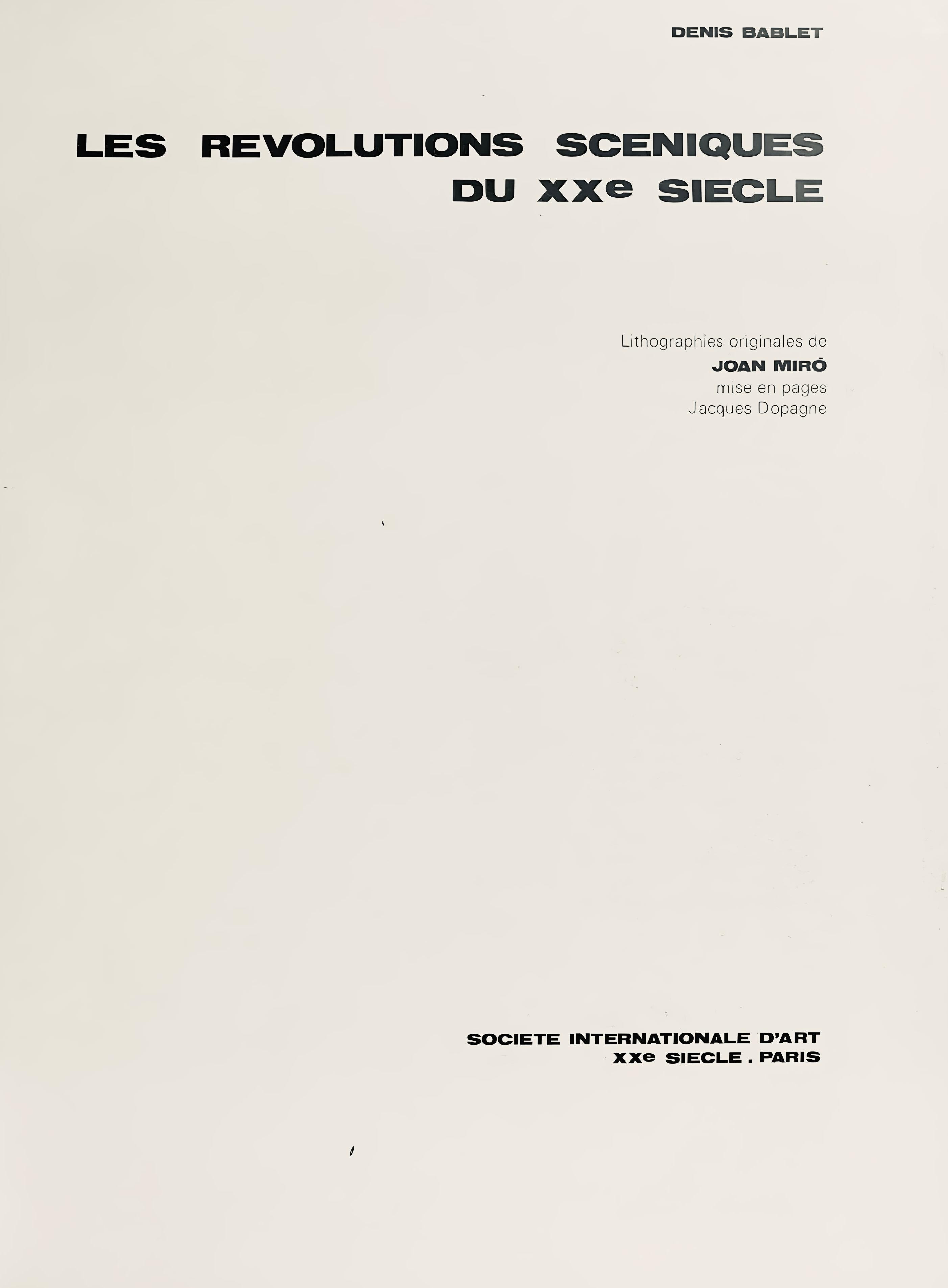 Composition (Cramer 207; Mourlot 1078), Les Révolutions Scéniques du XXe Siècle For Sale 1