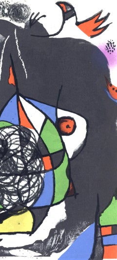 Joan Miro, Figure, Les révolutions de la scène, du XXe Siecle, 1975