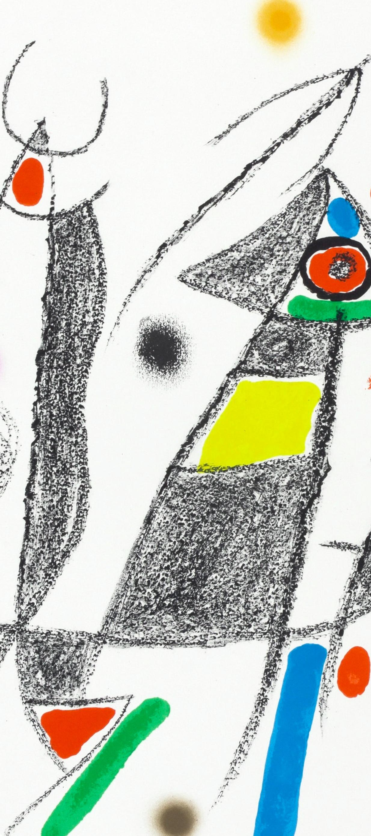 Komposition (Cramer 211; Mourlot 1051-1072) – Print von Joan Miró