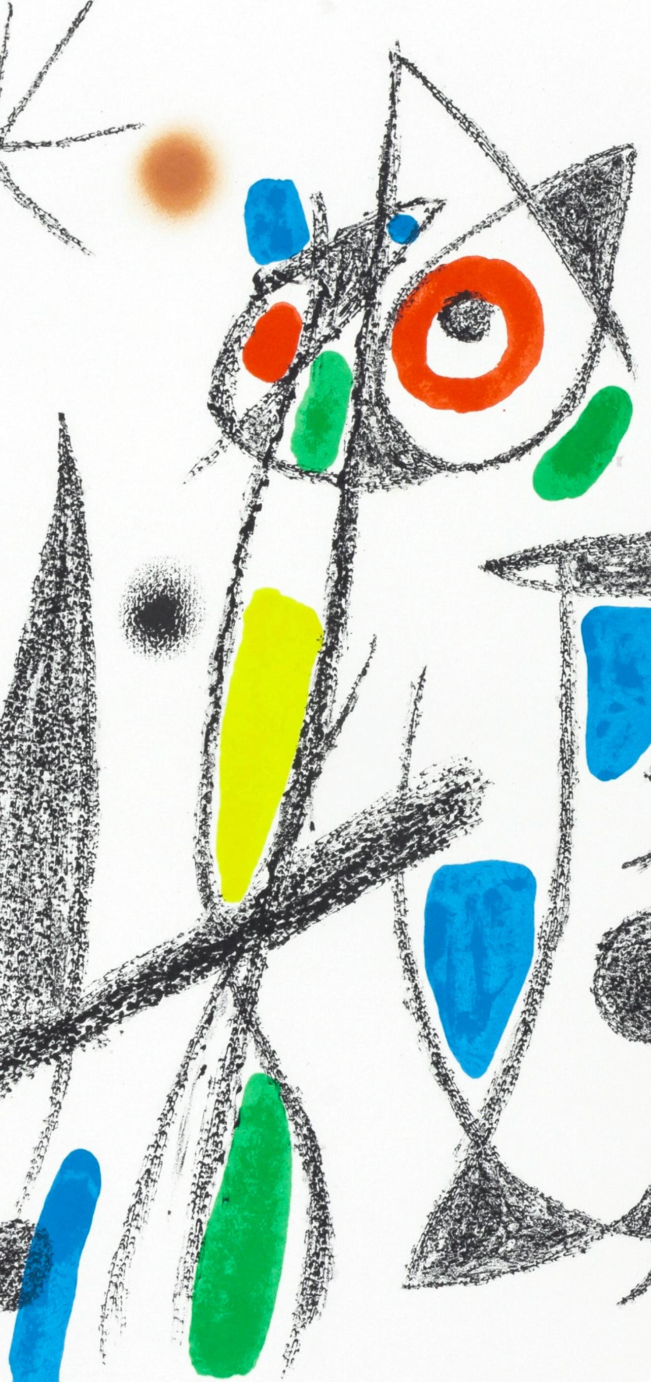 Komposition (Cramer 211; Mourlot 1051-1072) – Print von Joan Miró