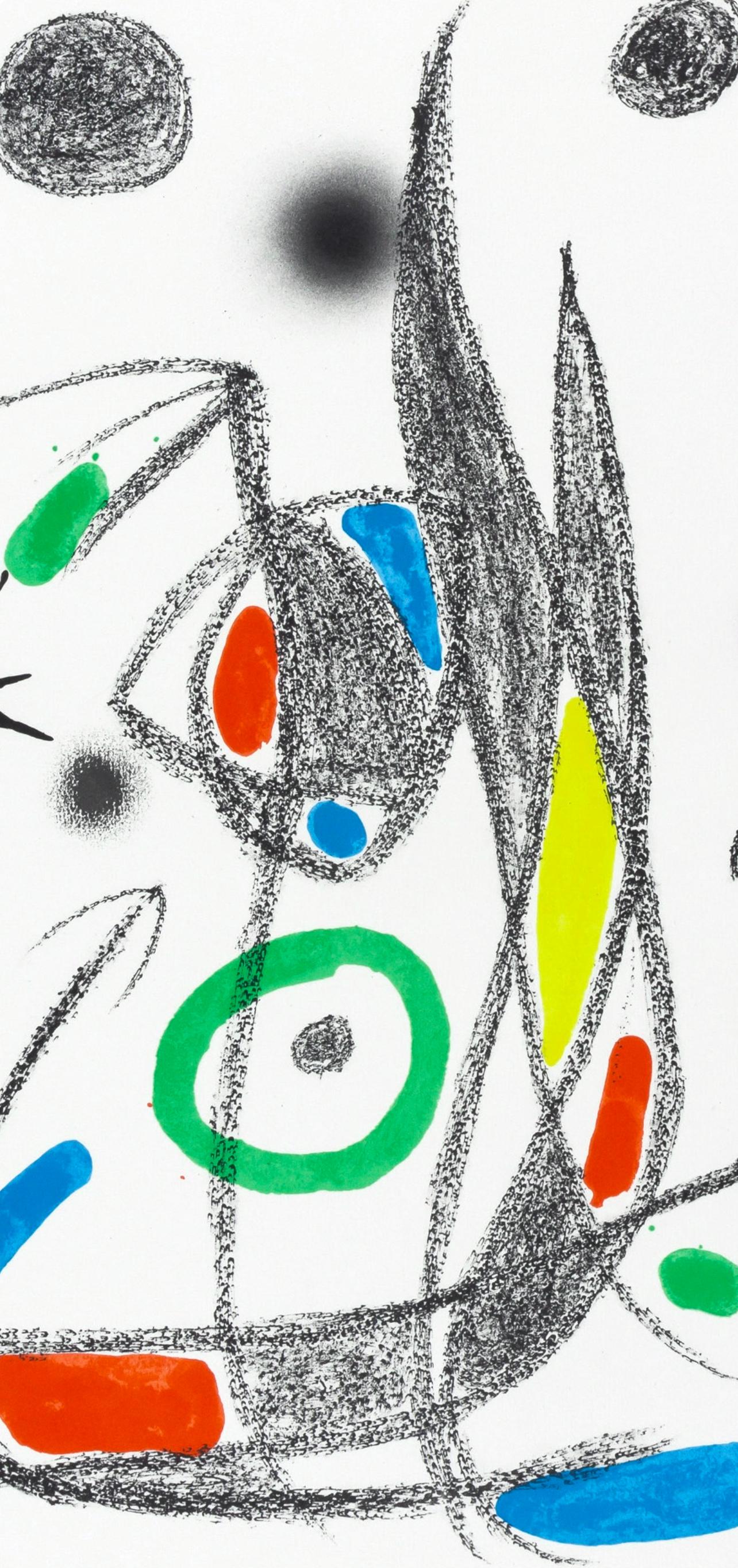 Komposition (Cramer 211; Mourlot 1051-1072) – Print von Joan Miró