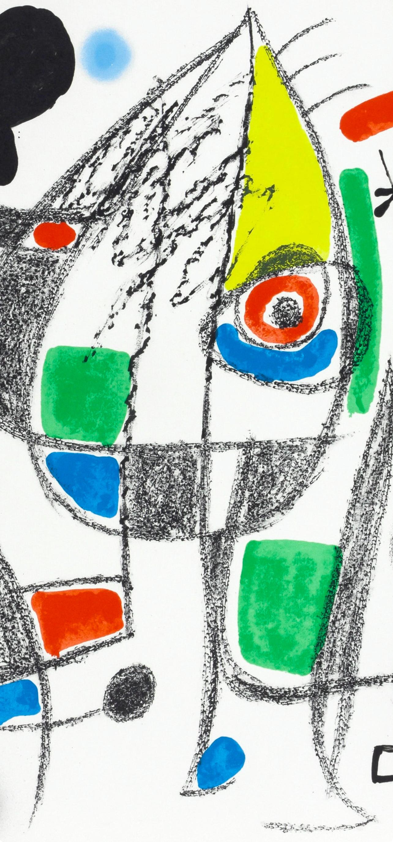 Komposition (Cramer 211; Mourlot 1051-1072) – Print von Joan Miró