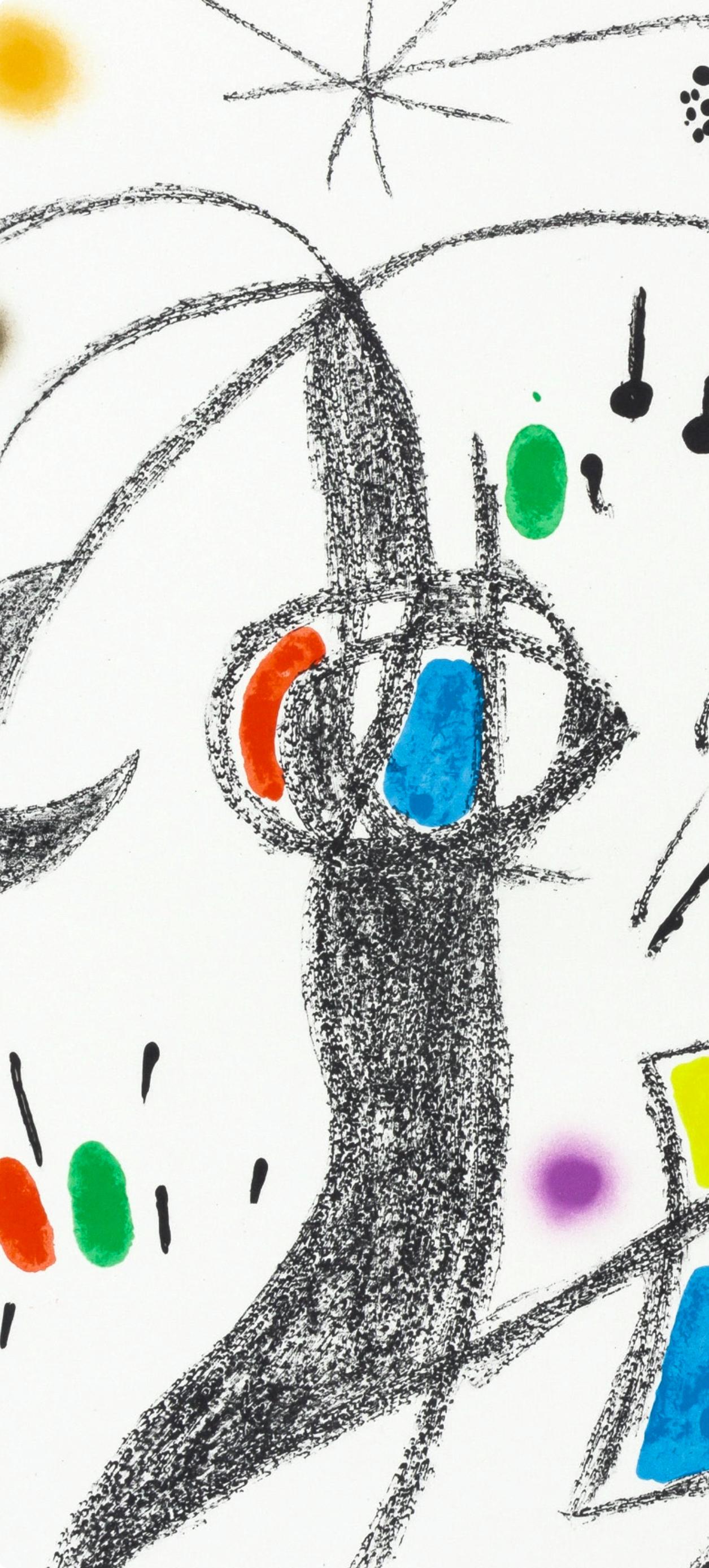 Komposition (Cramer 211; Mourlot 1051-1072) – Print von Joan Miró