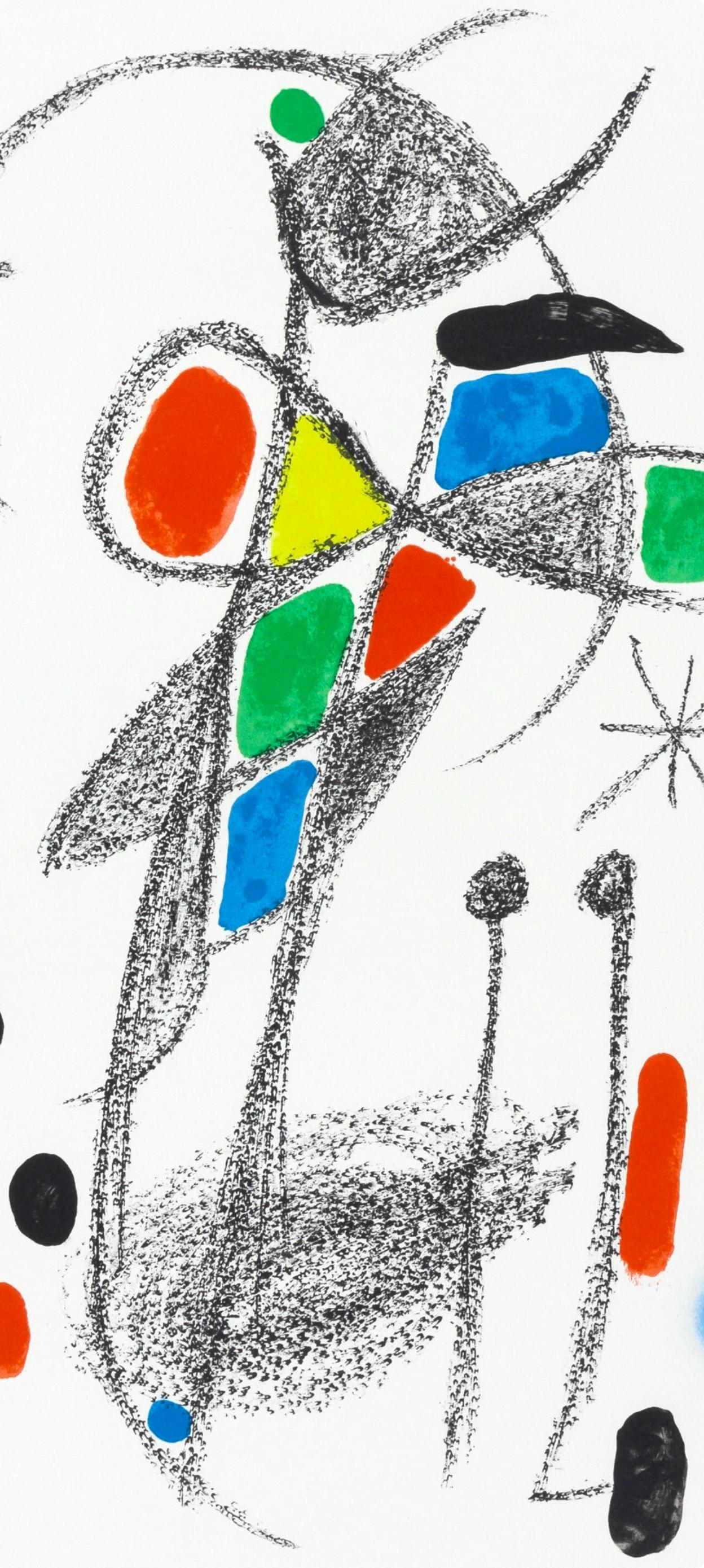 Komposition (Cramer 211; Mourlot 1051-1072) – Print von Joan Miró