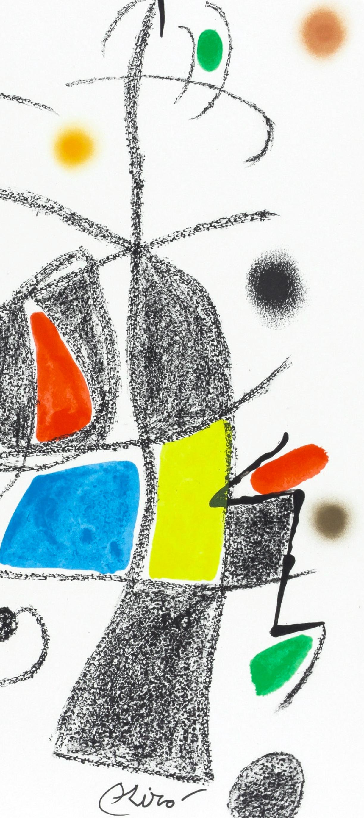 Komposition (Cramer 211; Mourlot 1051-1072) – Print von Joan Miró